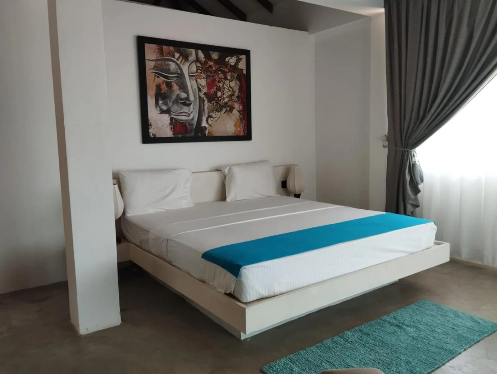 Bed in The Beach house by Kay Jay Hotels