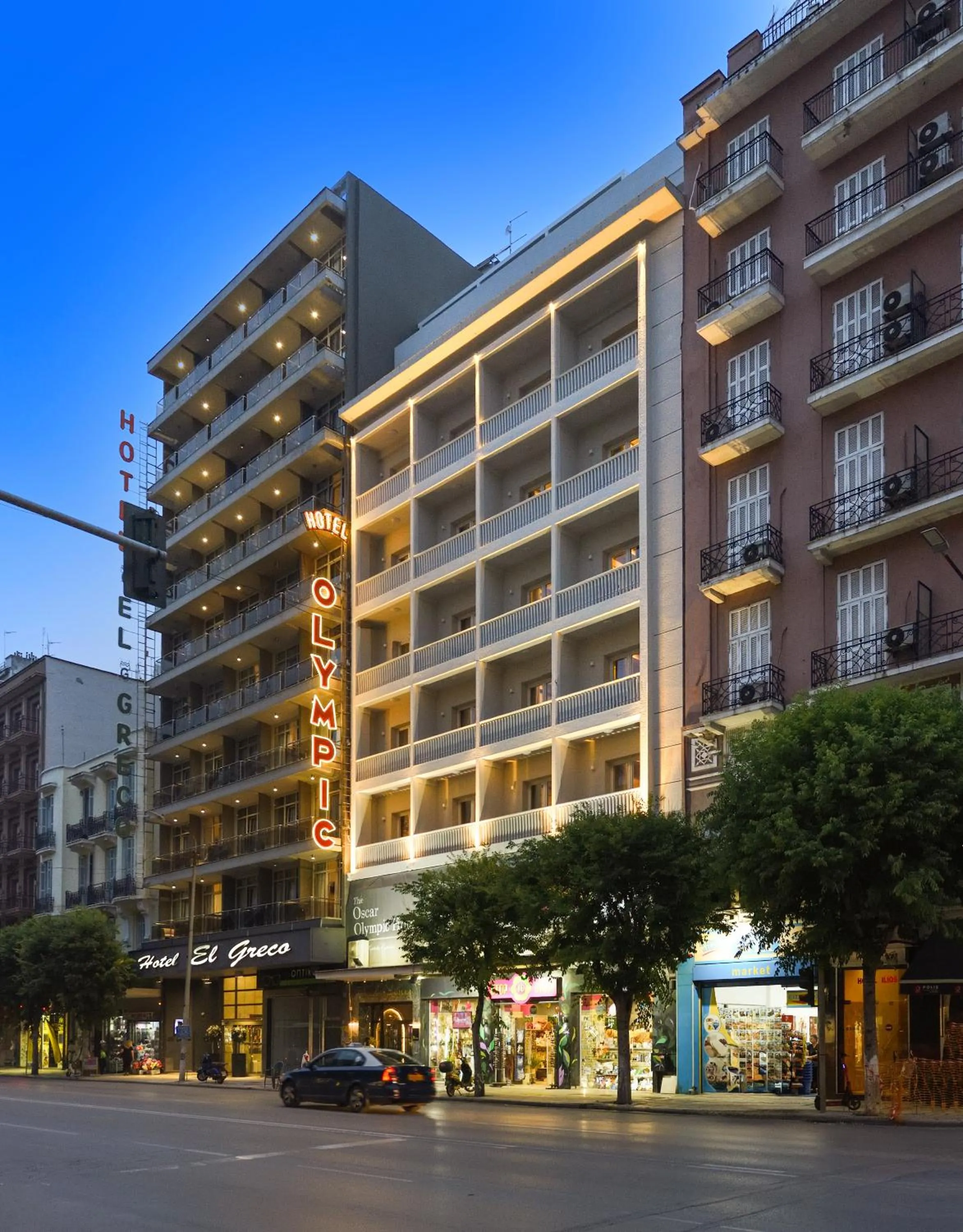 Property building in The Oscar Olympic Hotel