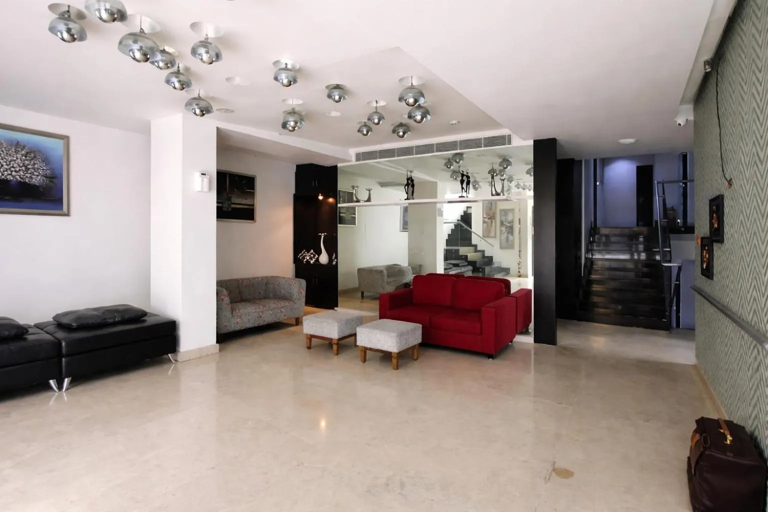 Lobby or reception in Purple Brigade, Bangalore