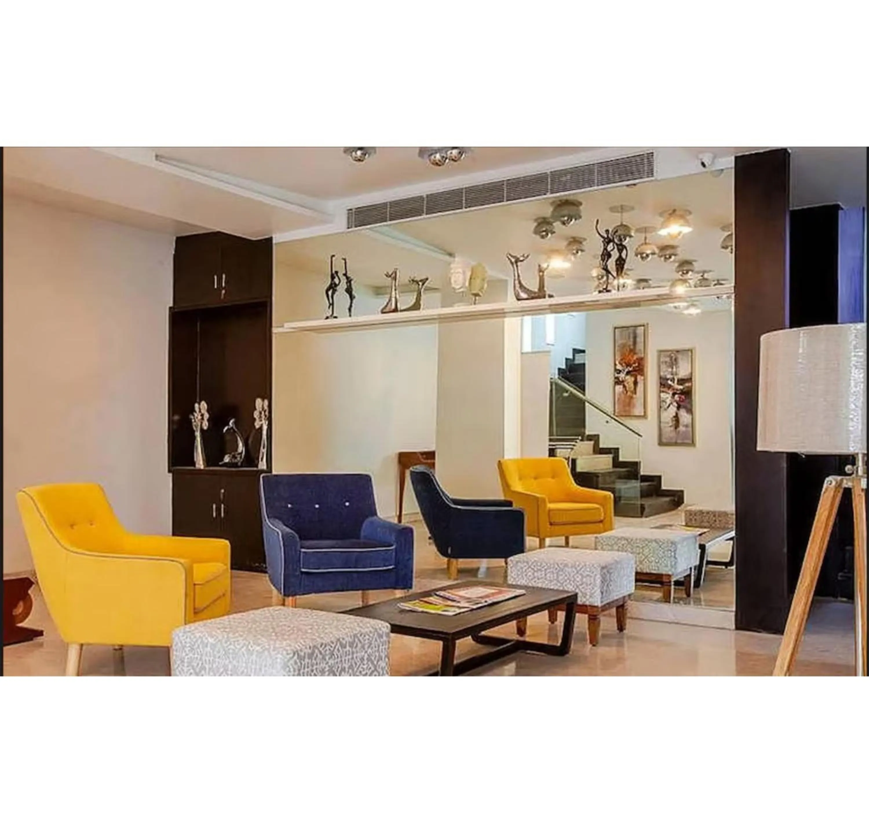 Seating area in Purple Brigade, Bangalore