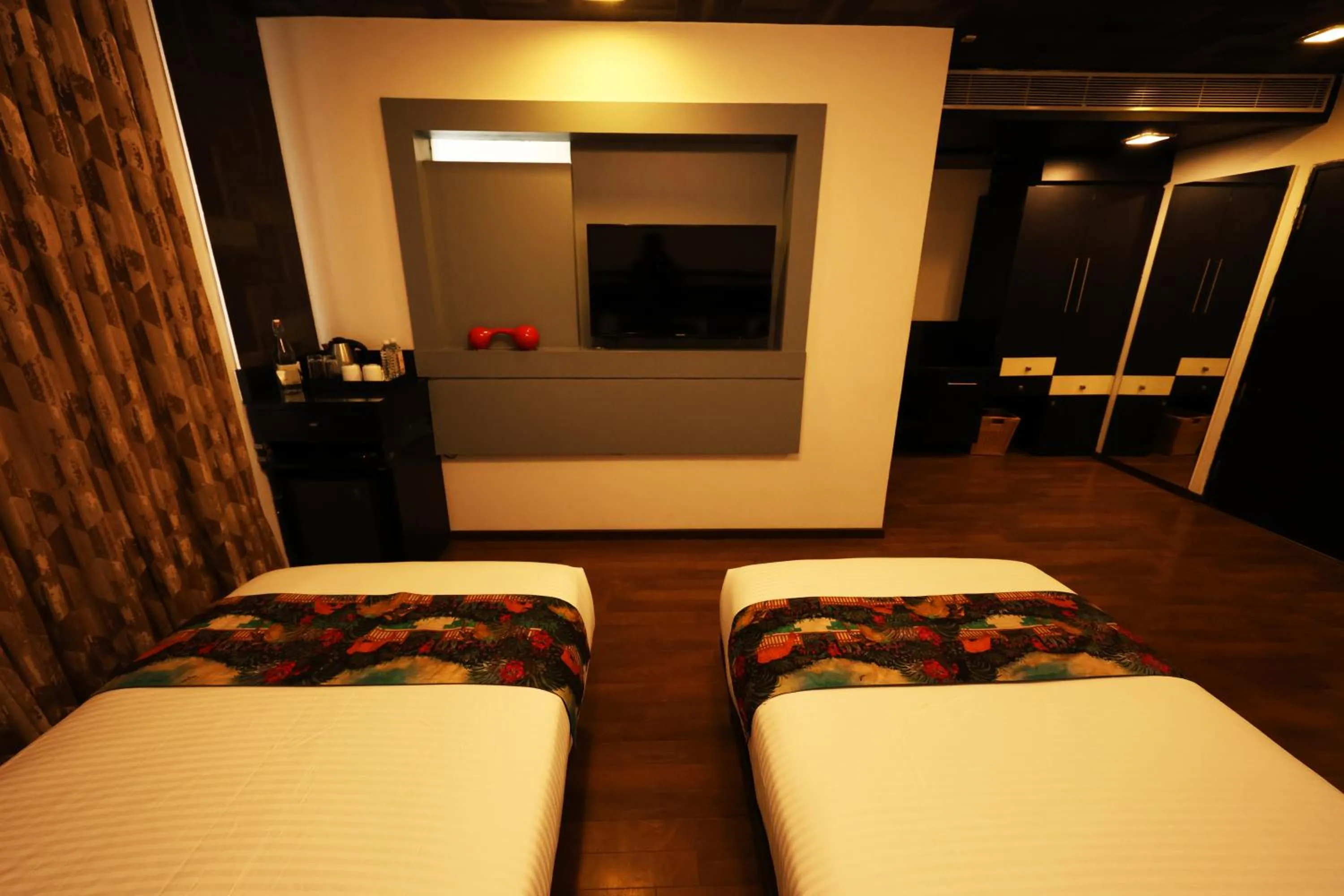 Photo of the whole room, Bed in Purple Brigade, Bangalore