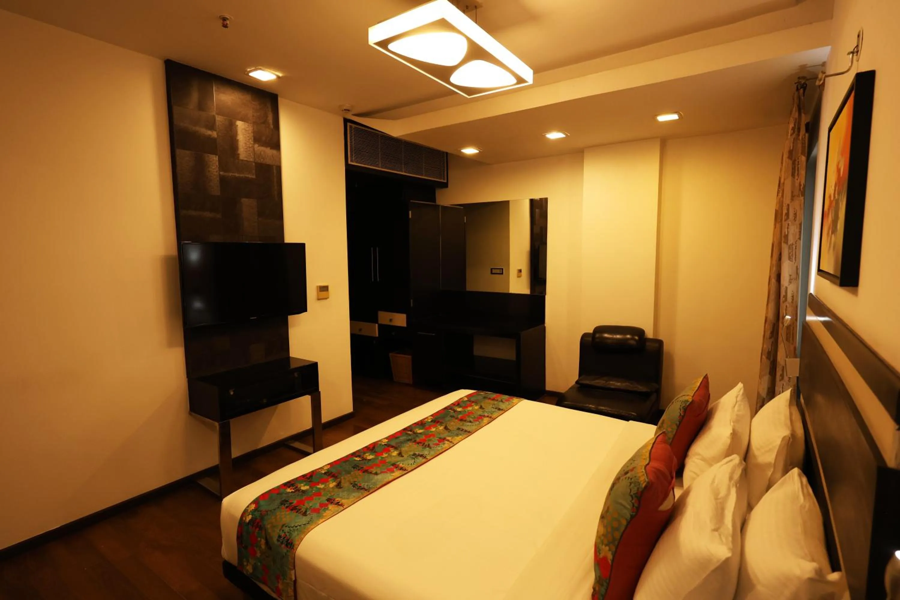 Photo of the whole room, Bed in Purple Brigade, Bangalore