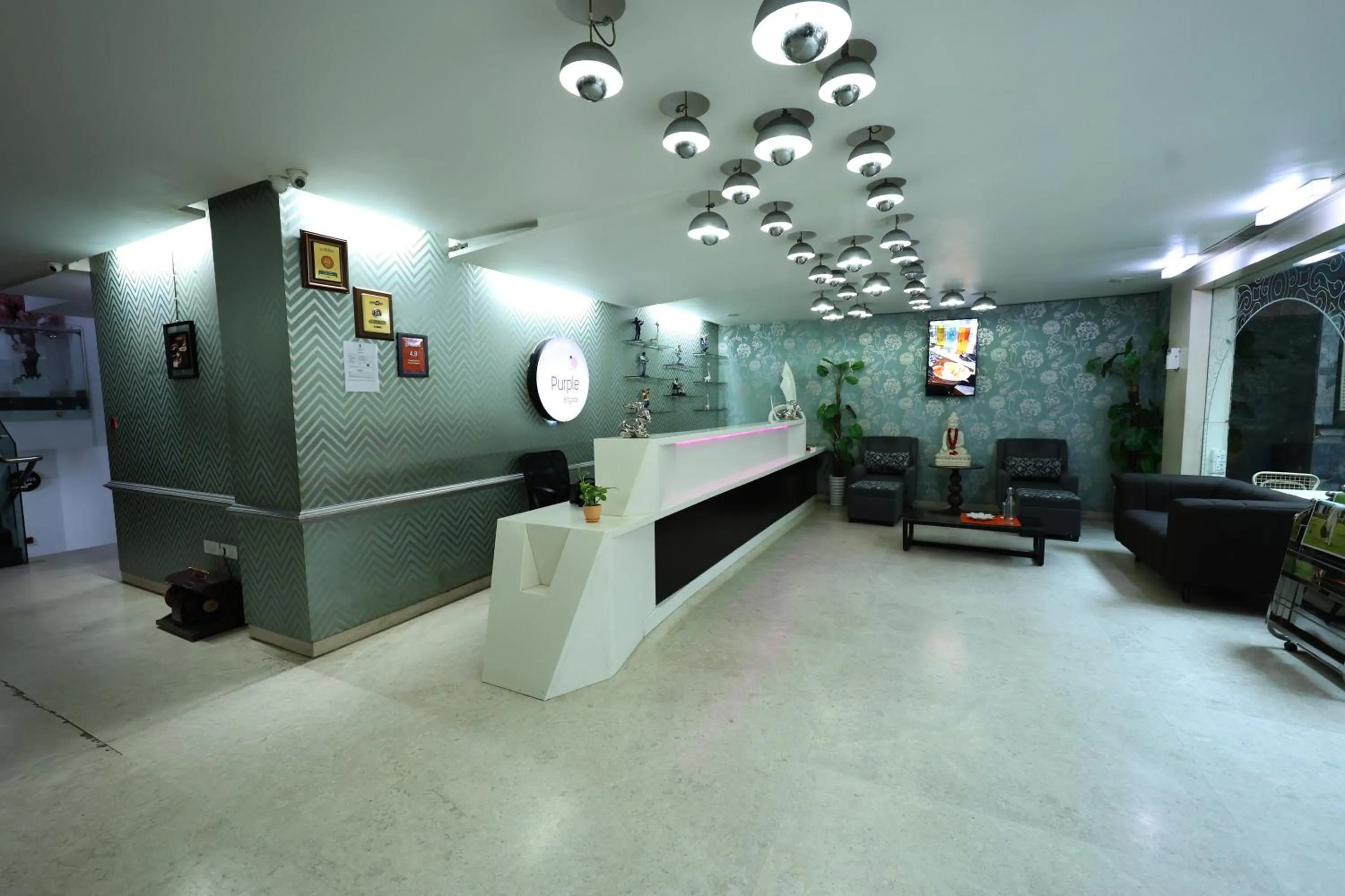Lobby or reception in Purple Brigade, Bangalore