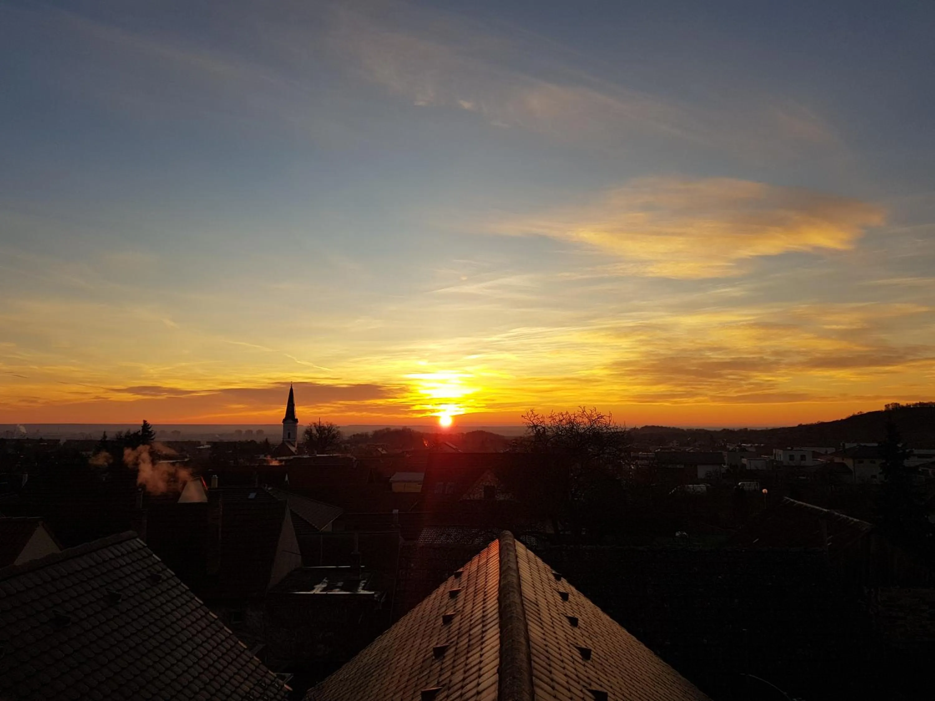 Sunrise in Villa Vinica