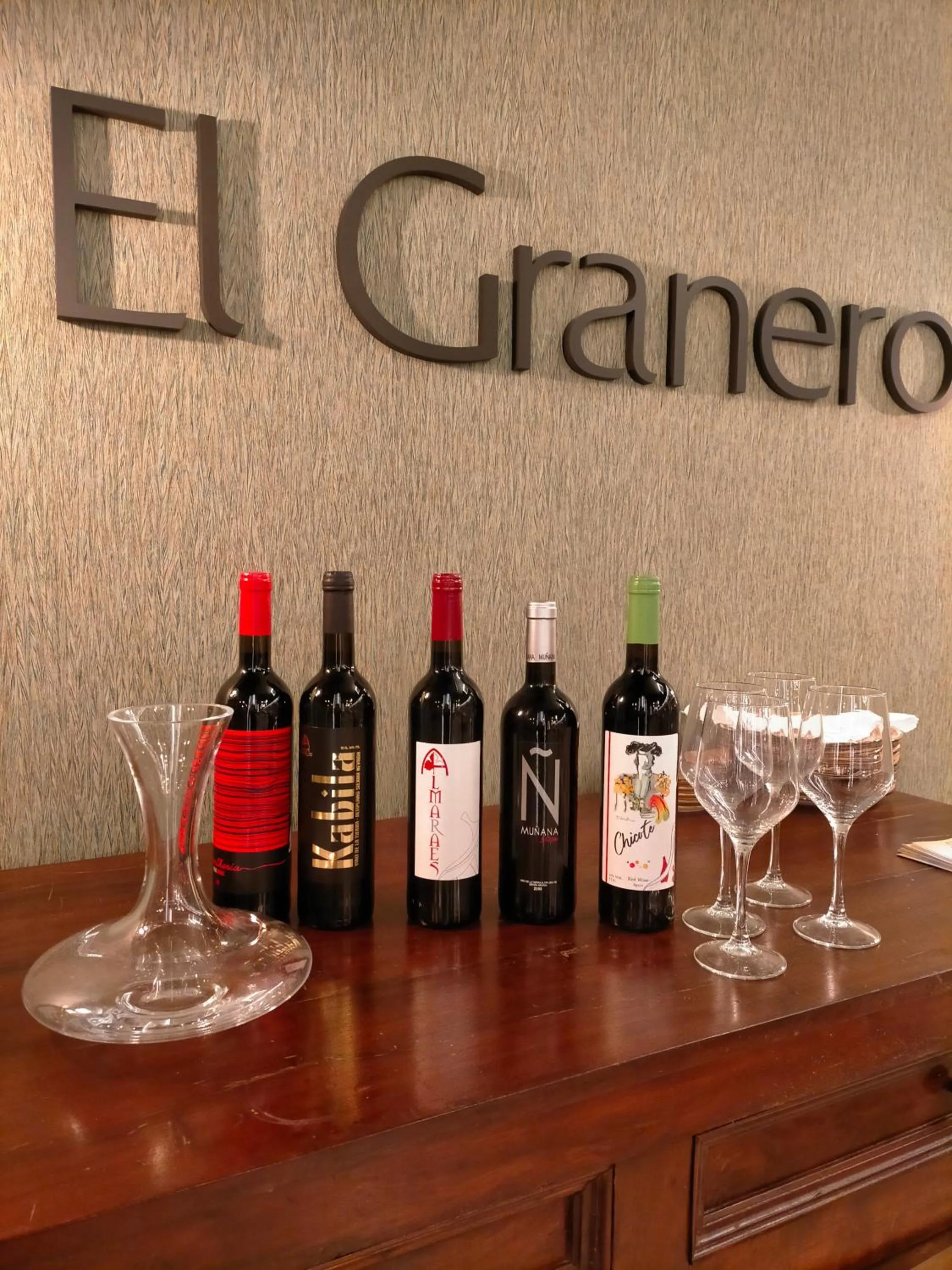 Food and drinks in Casa del Trigo