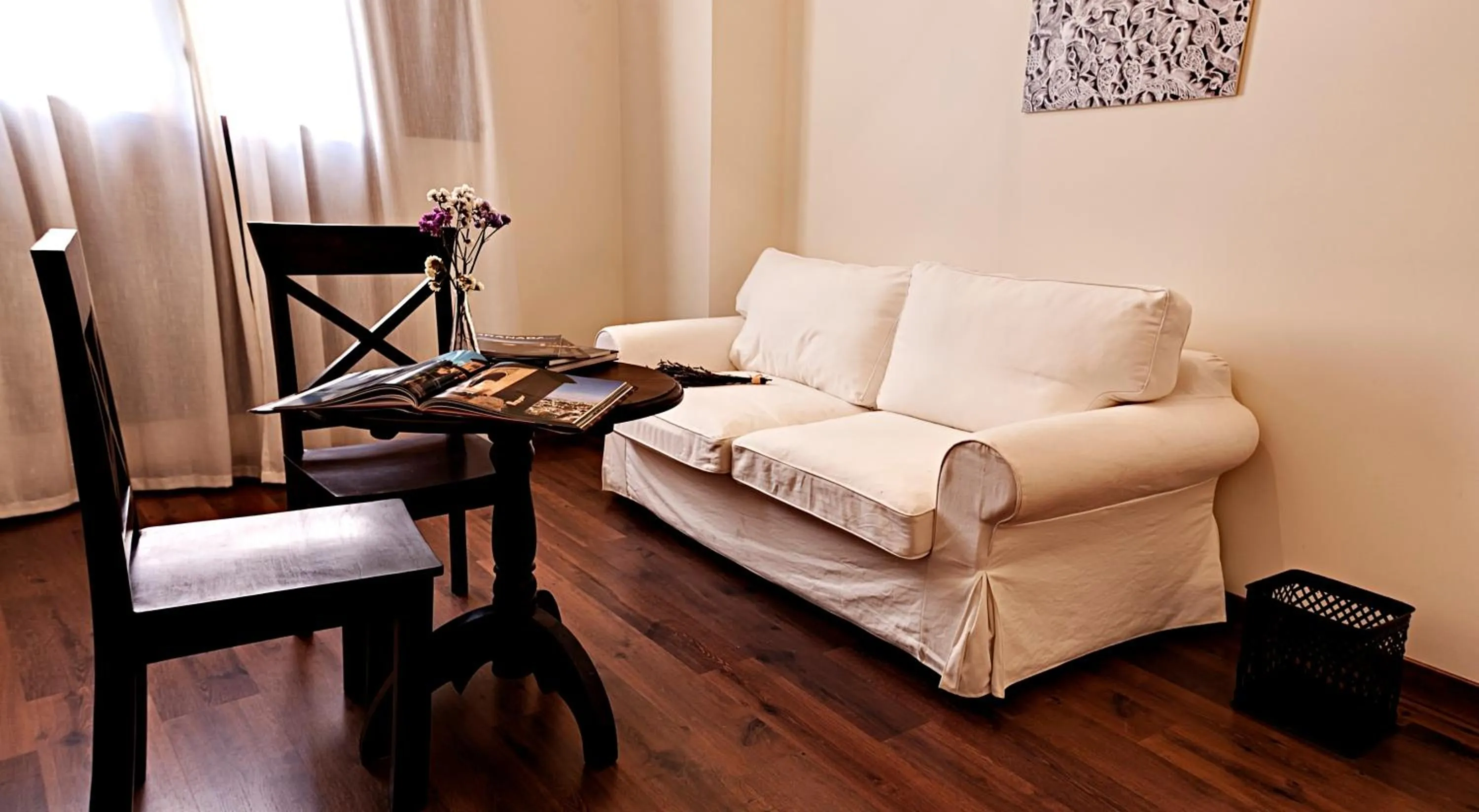 Seating area in Casa del Trigo