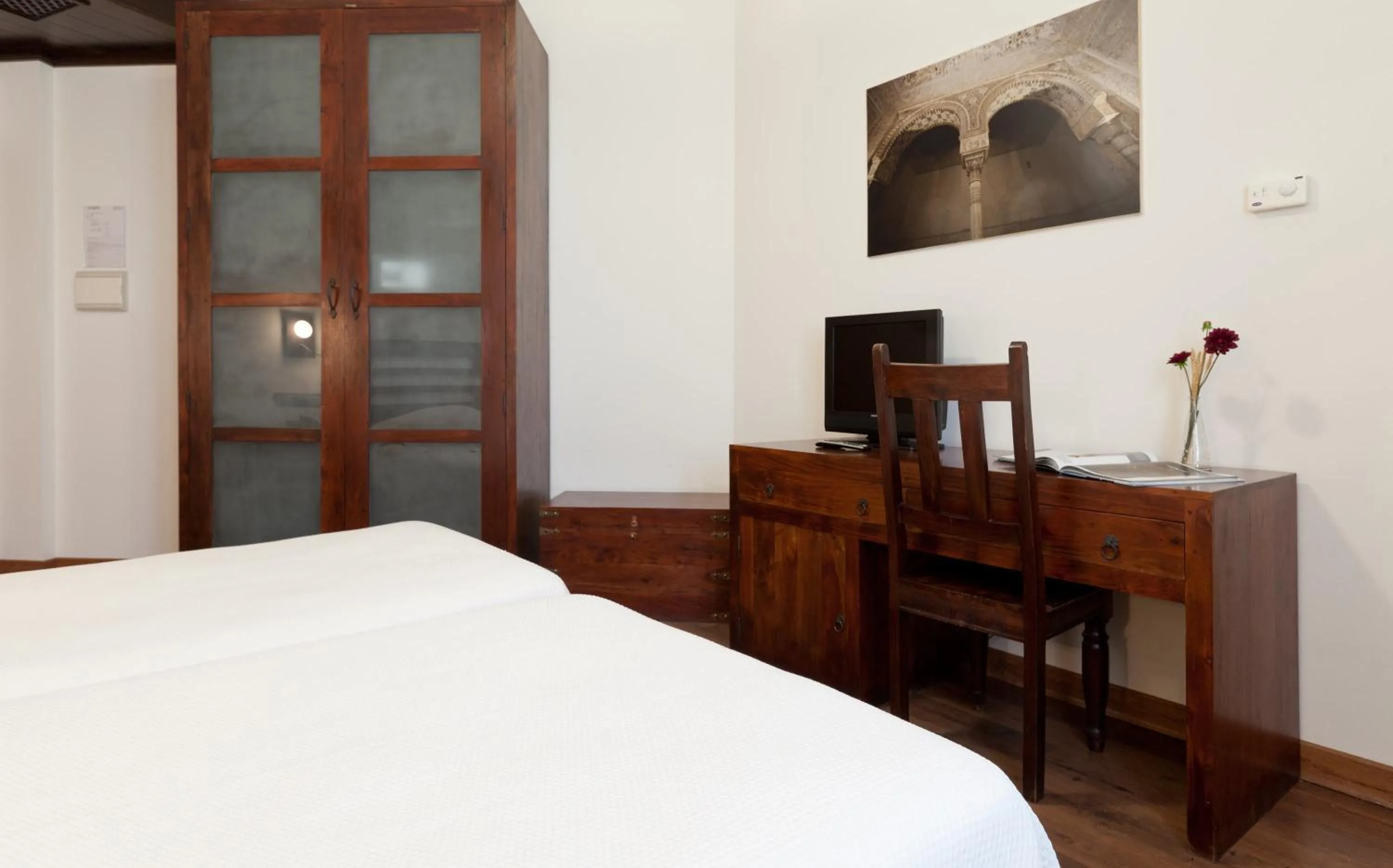 Decorative detail, Bed in Casa del Trigo