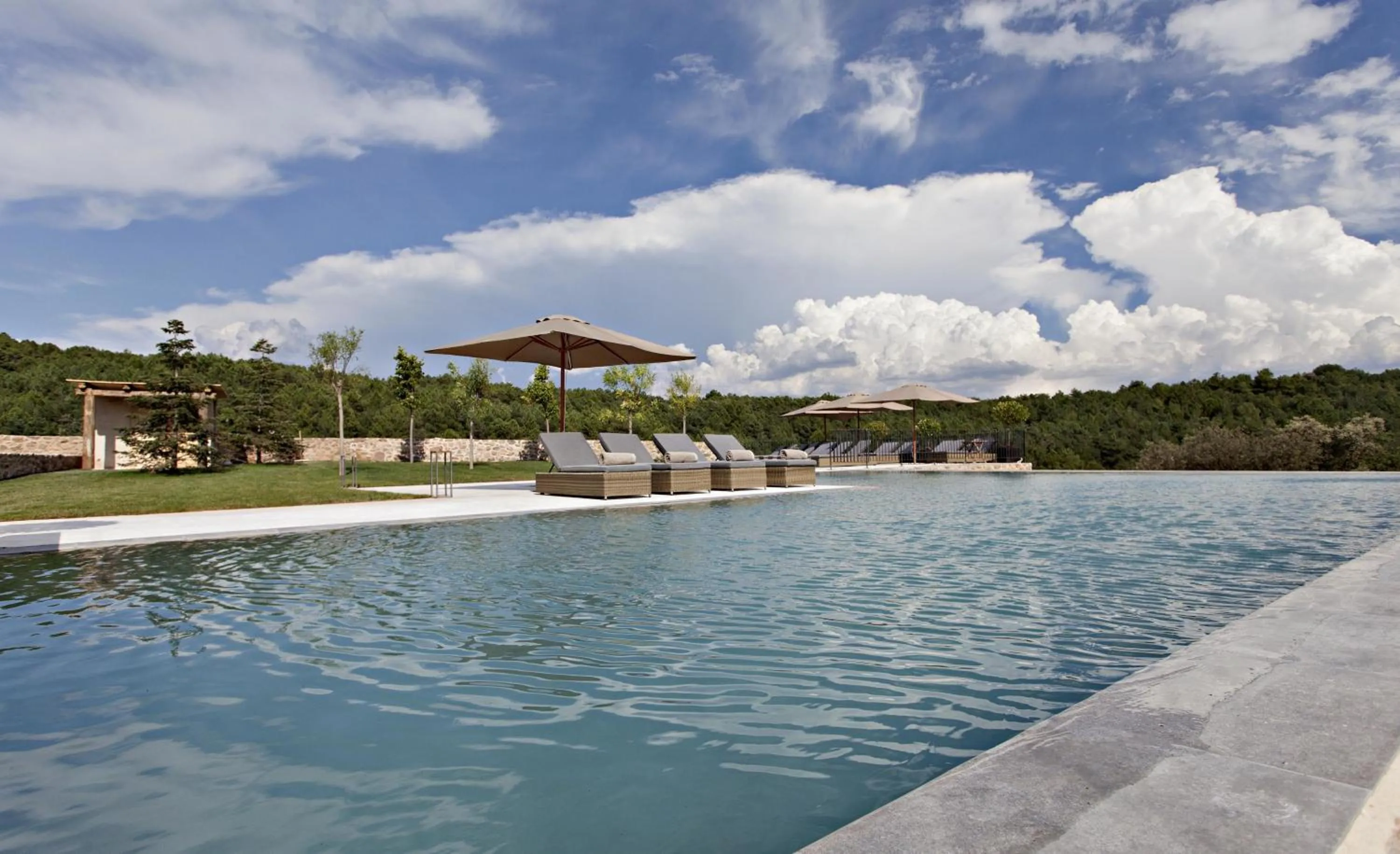 Swimming pool in La Vella Farga Hotel