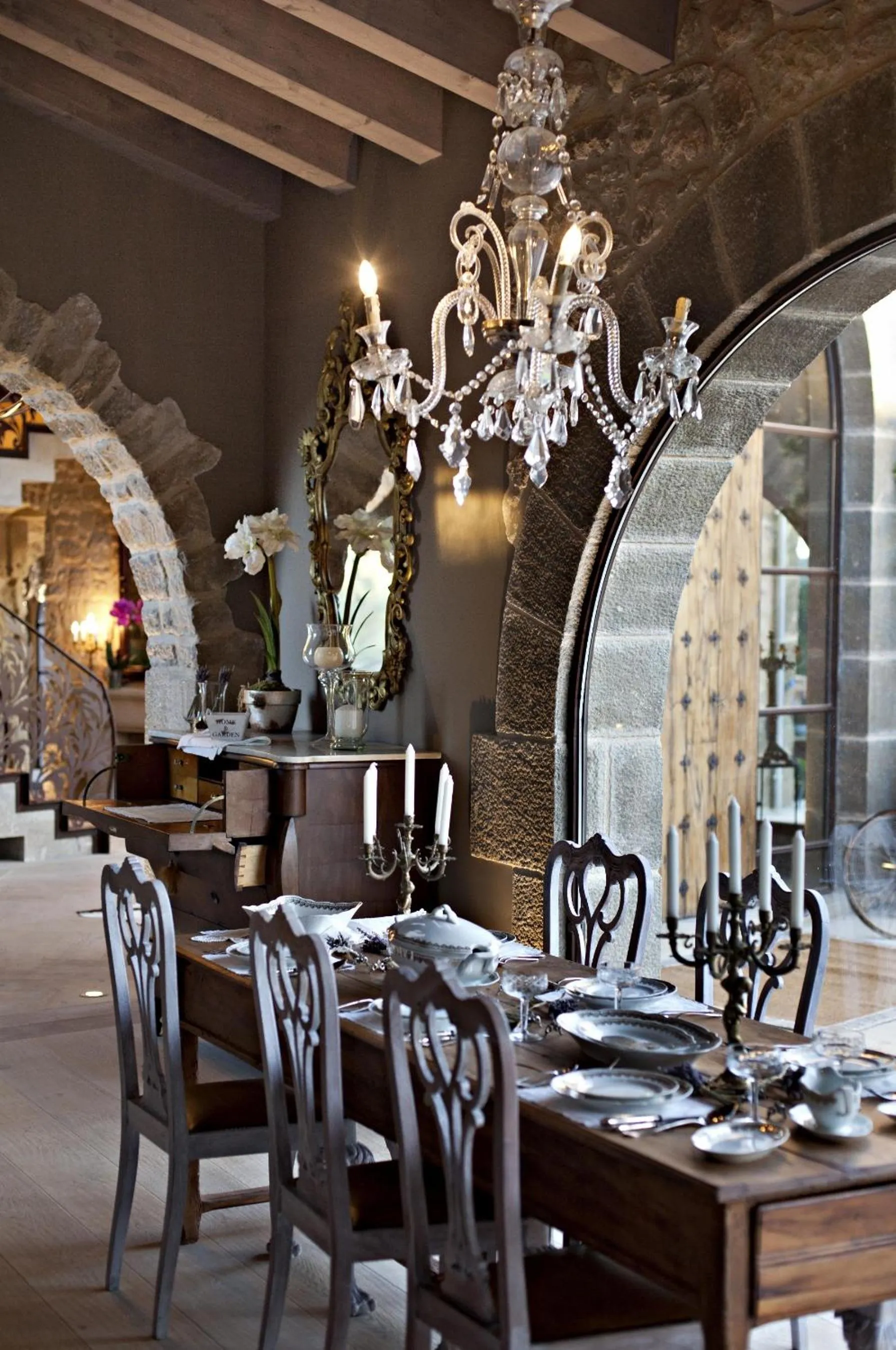 Decorative detail in La Vella Farga Hotel