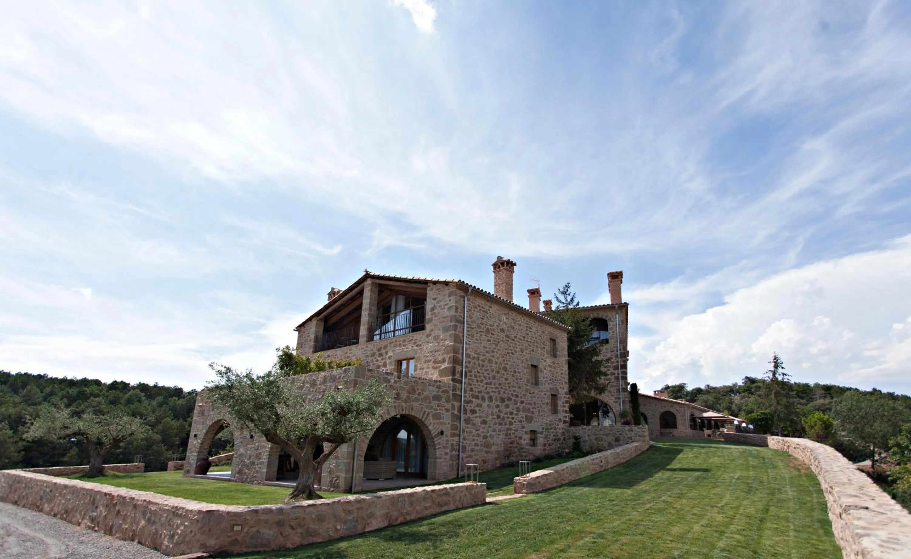Garden in La Vella Farga Hotel