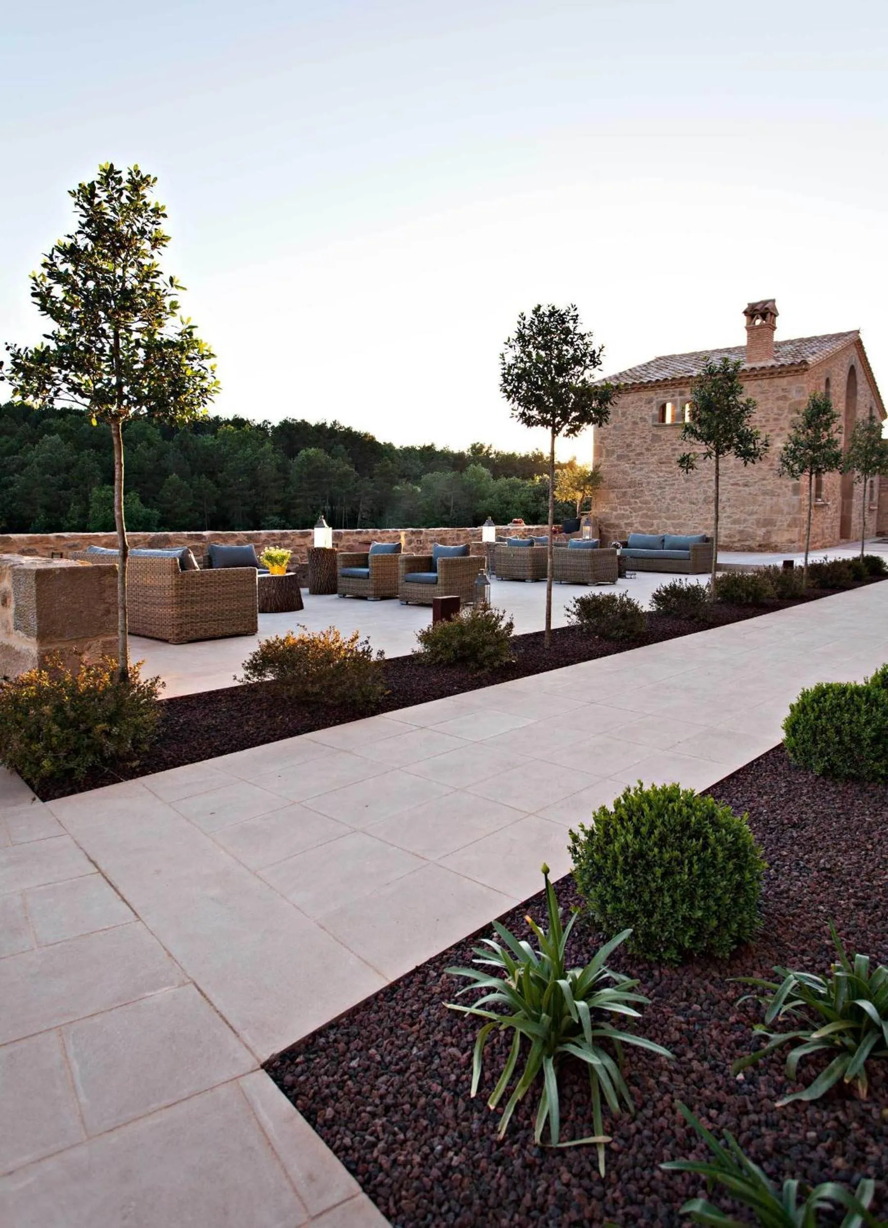 Garden in La Vella Farga Hotel
