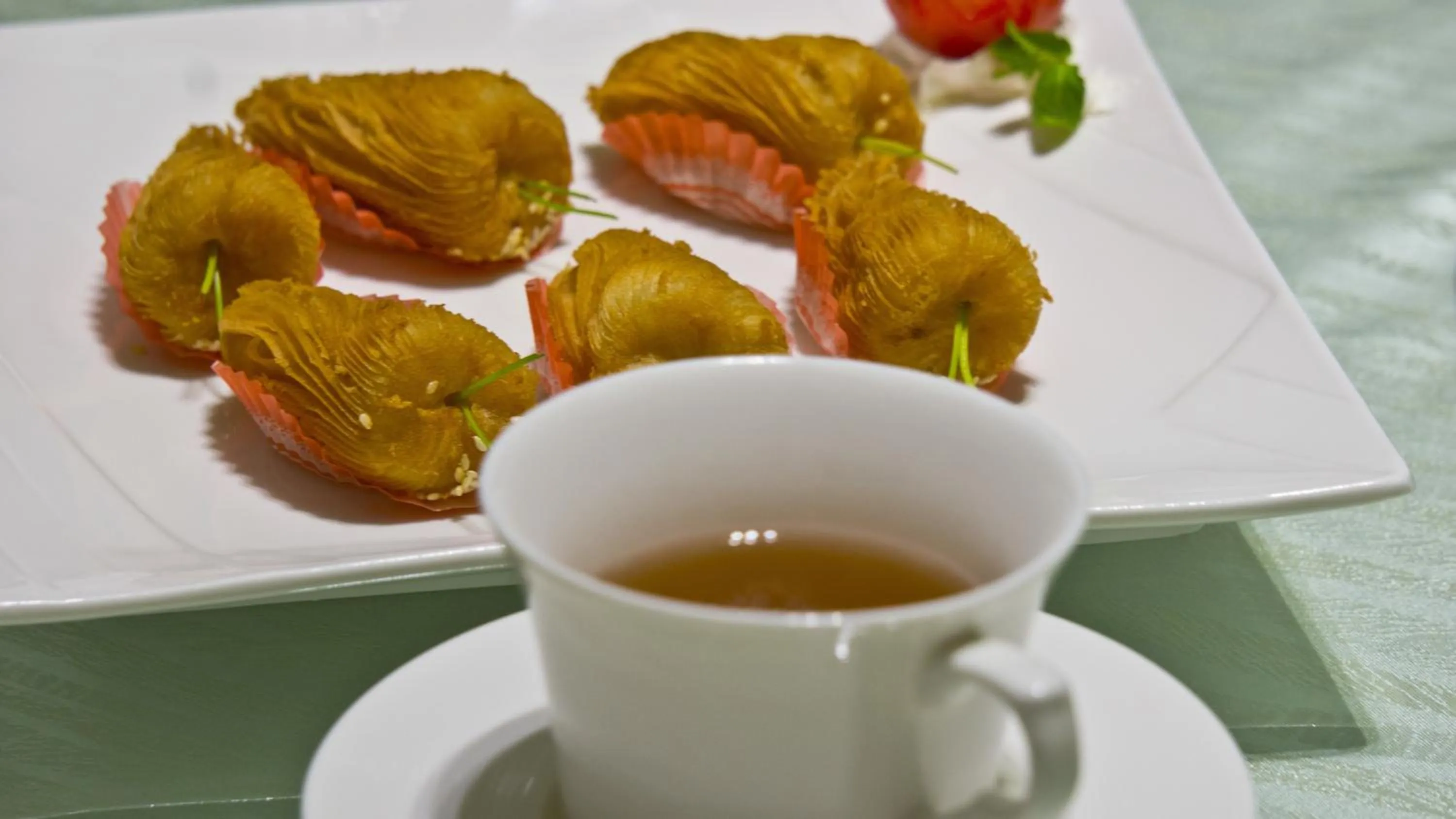 Food close-up in Tang Palace Hotel