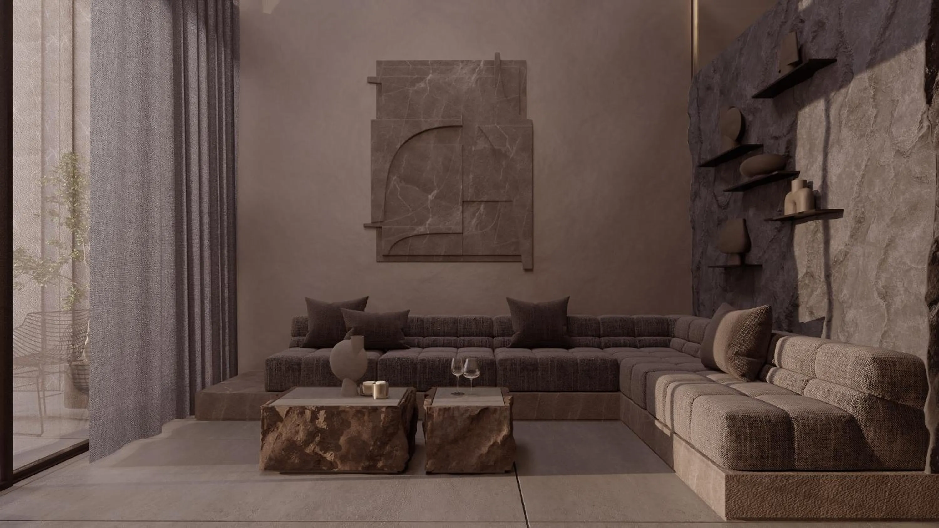 Living room in NEMA Design Hotel & Spa - Adults Only