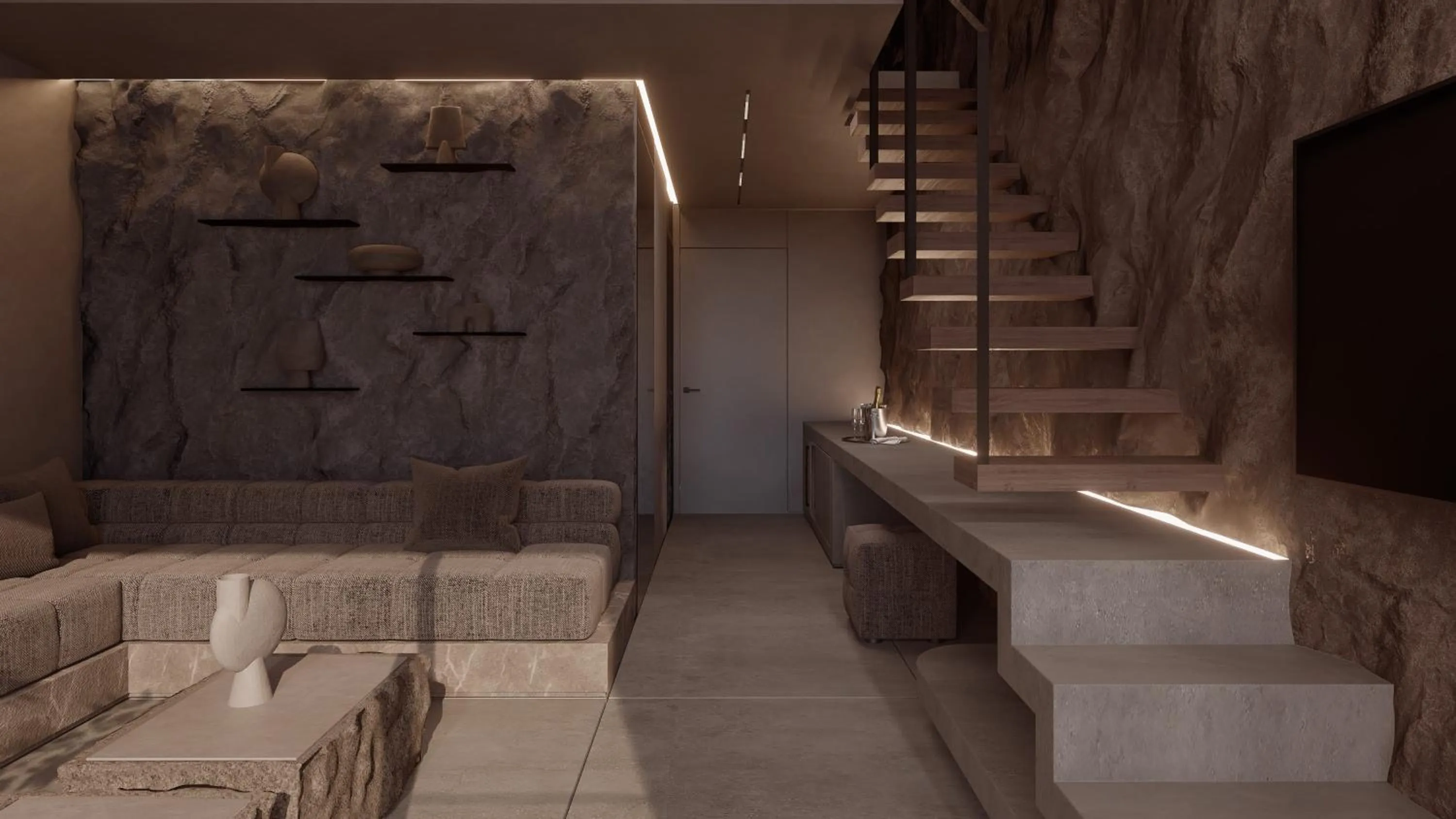 Living room in NEMA Design Hotel & Spa - Adults Only