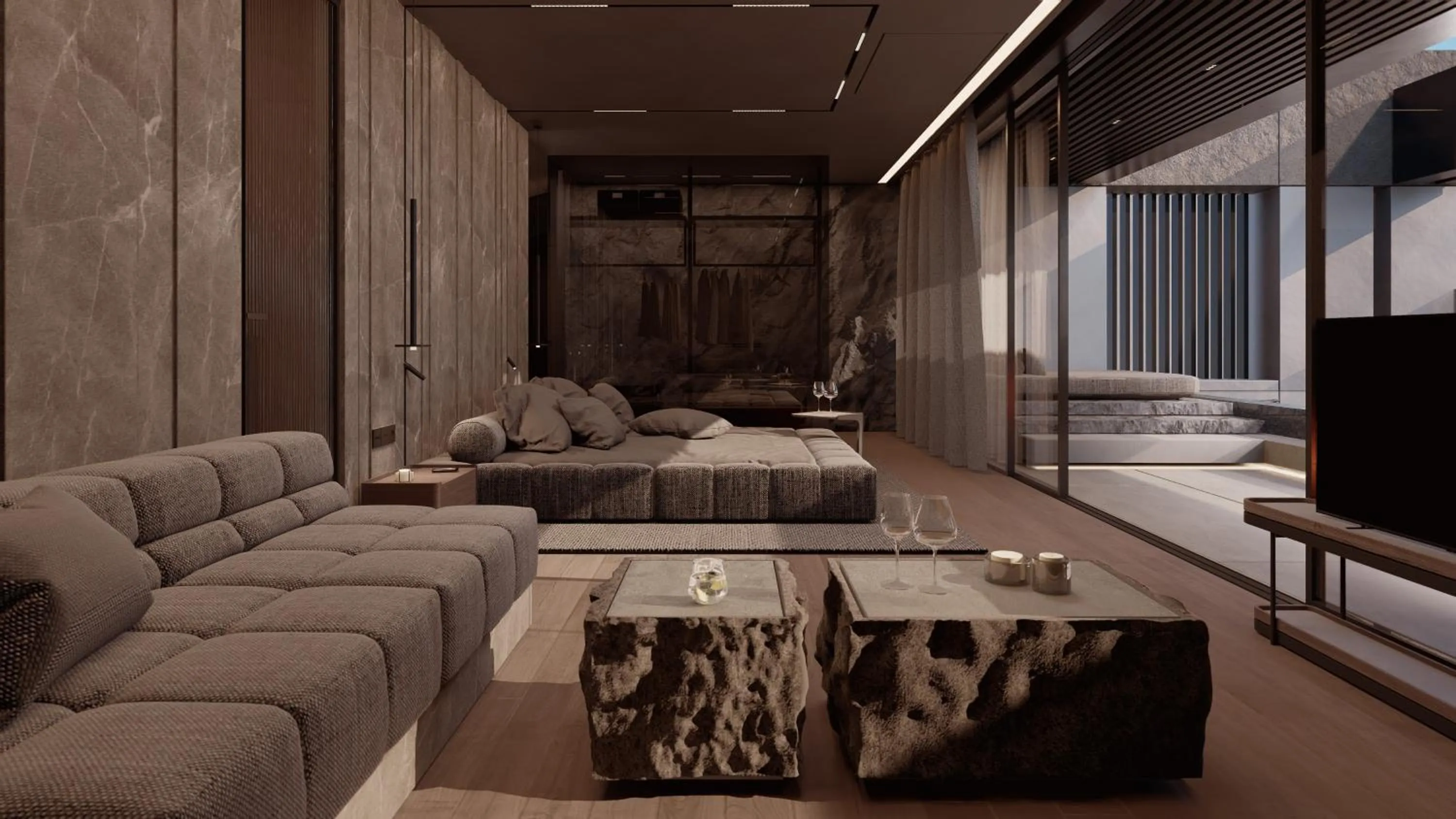 Living room in NEMA Design Hotel & Spa - Adults Only