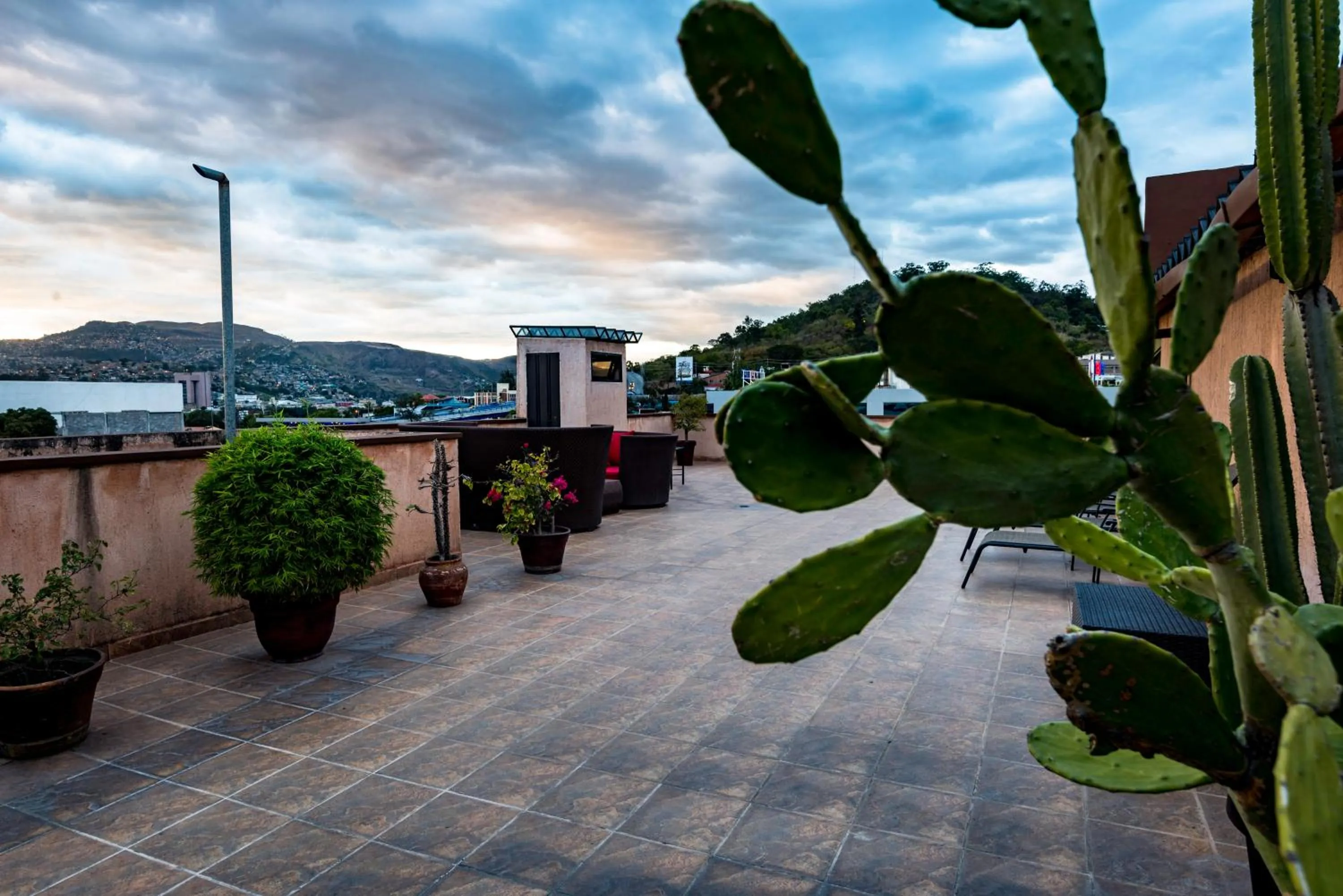 Balcony/Terrace in Humuya Inn