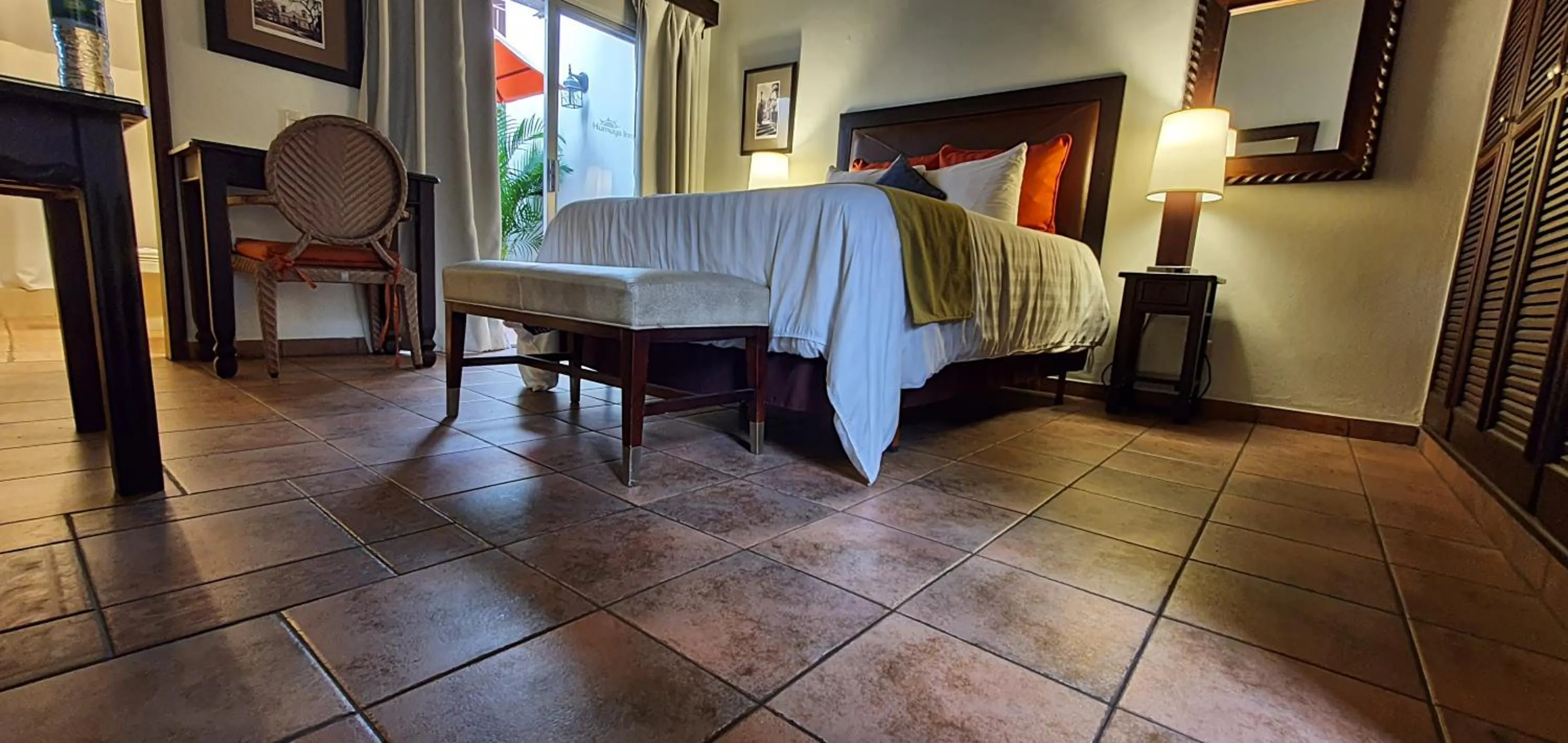 Balcony/Terrace, Bed in Humuya Inn