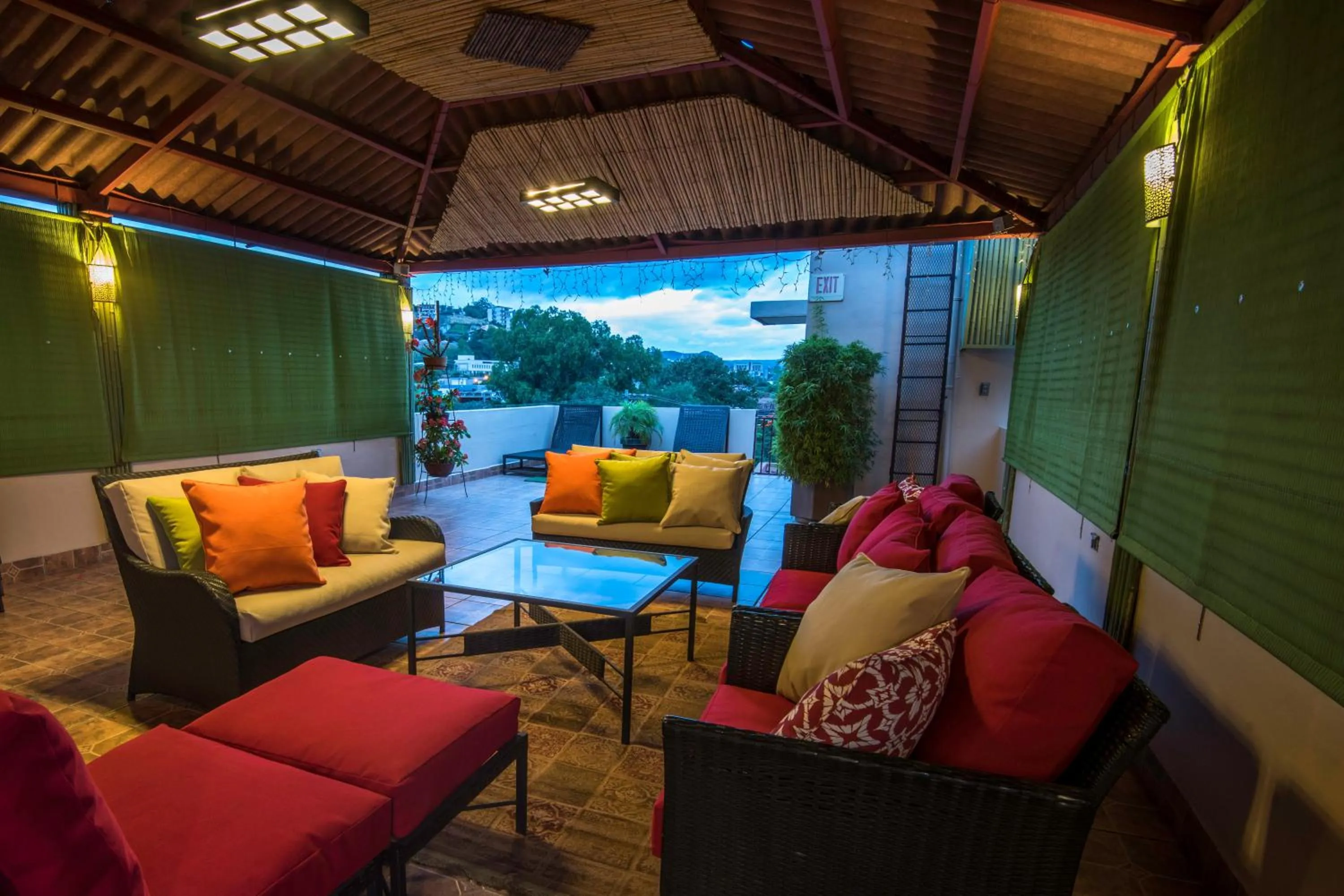 Balcony/Terrace in Humuya Inn