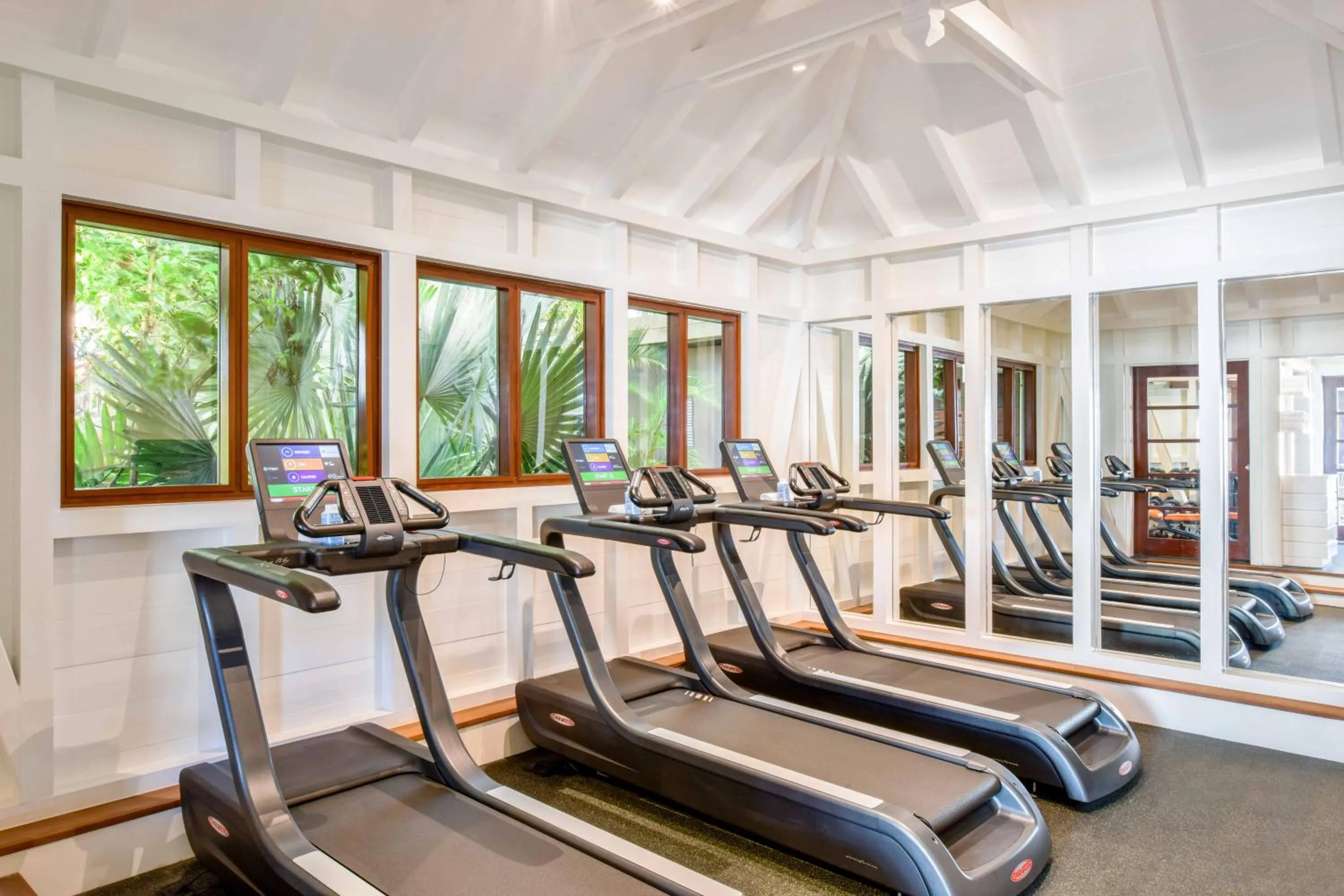Fitness centre/facilities in Rosewood Le Guanahani St Barth