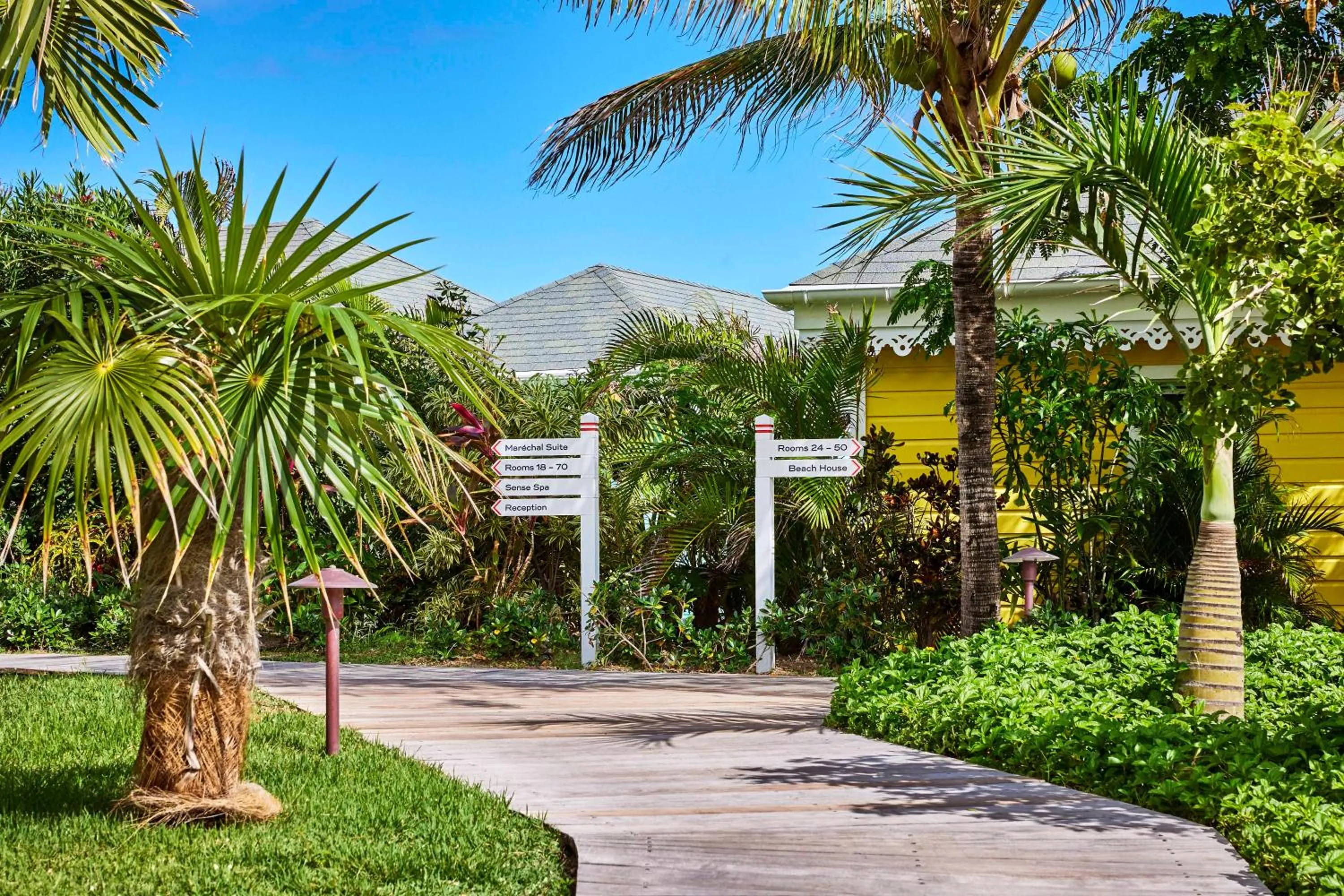 Garden in Rosewood Le Guanahani St Barth