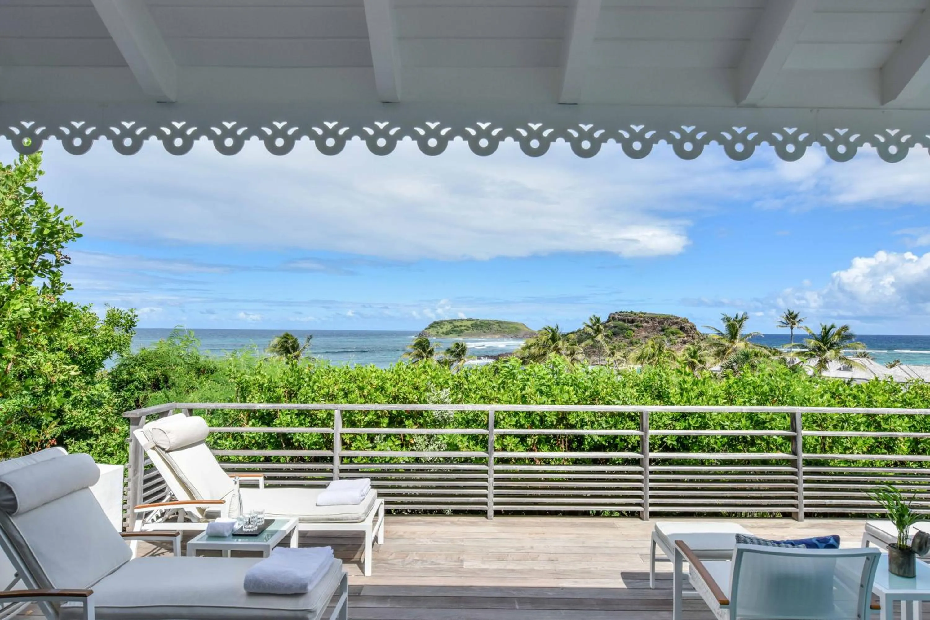 Patio in Rosewood Le Guanahani St Barth