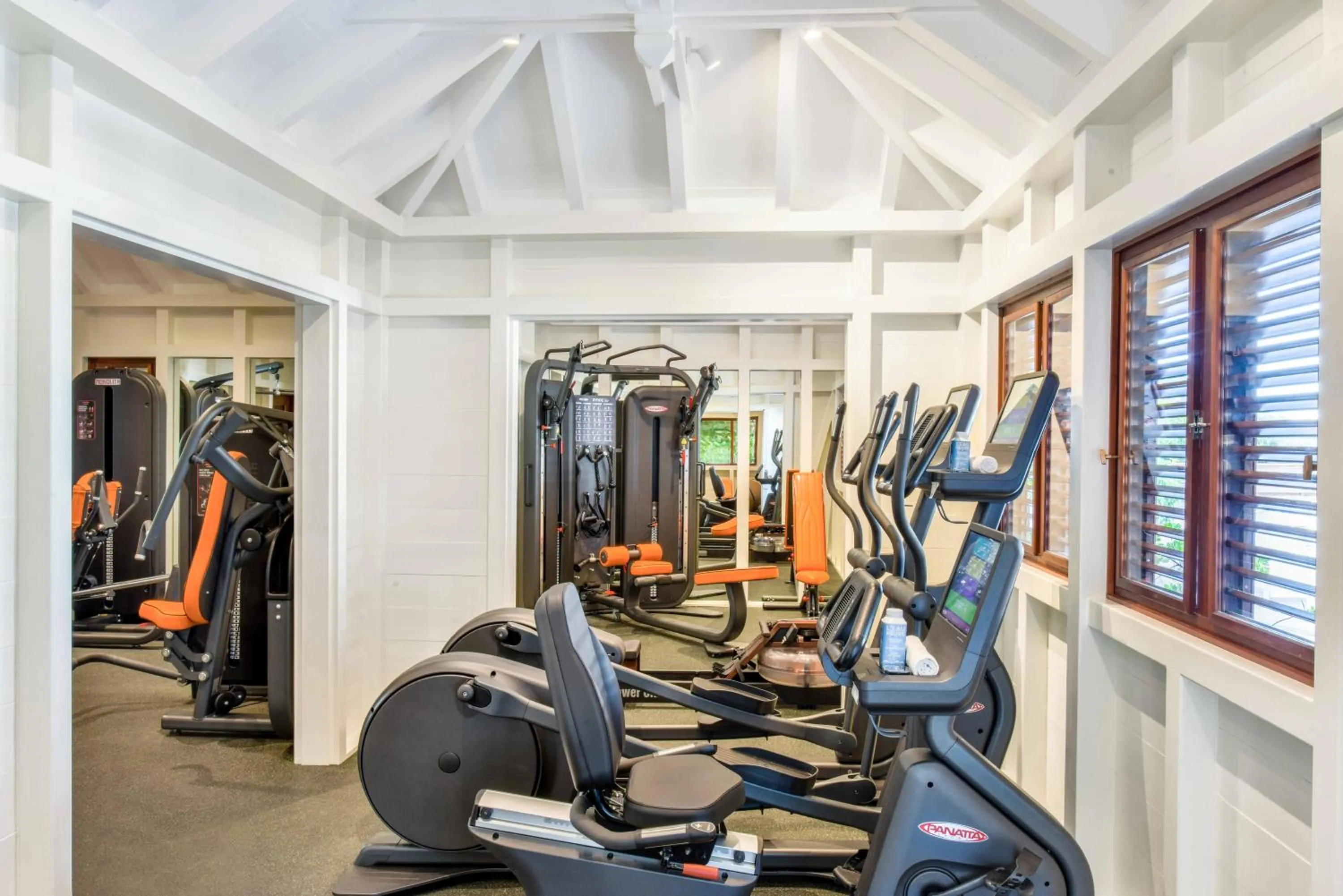 Fitness centre/facilities in Rosewood Le Guanahani St Barth