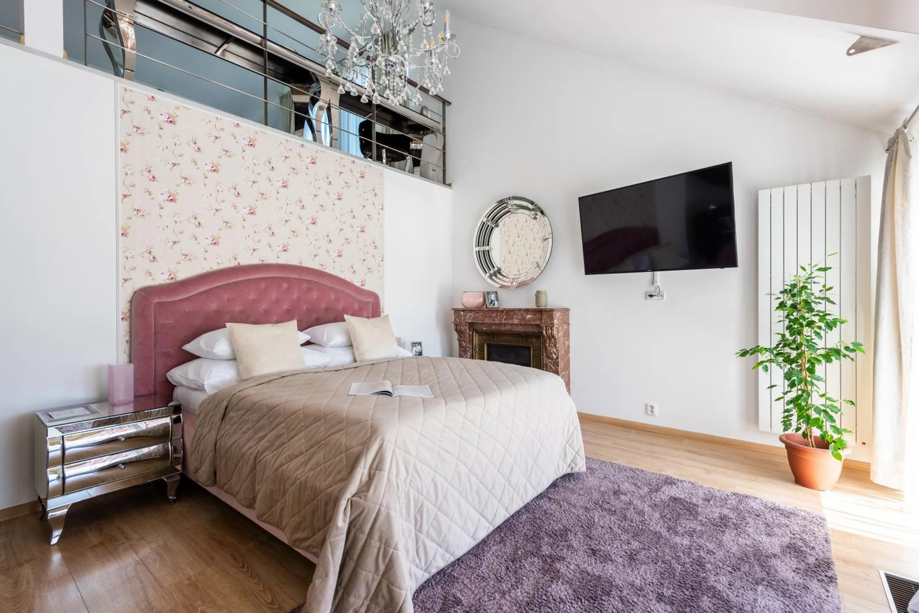 Communal lounge/ TV room, Bed in Wellness & SPA boutique Hotel pod lipkami Prague