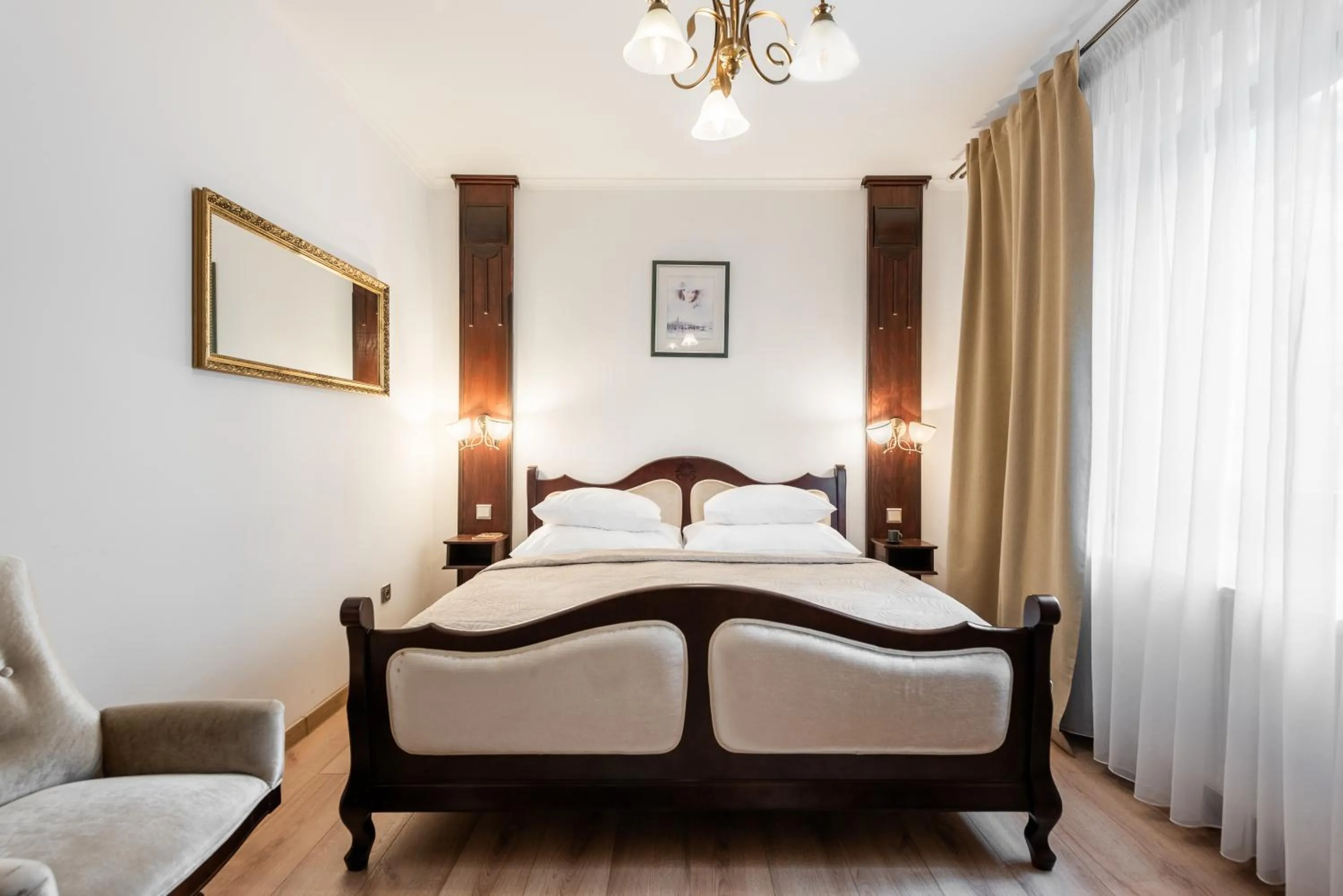 Bedroom, Bed in Wellness & SPA boutique Hotel pod lipkami Prague