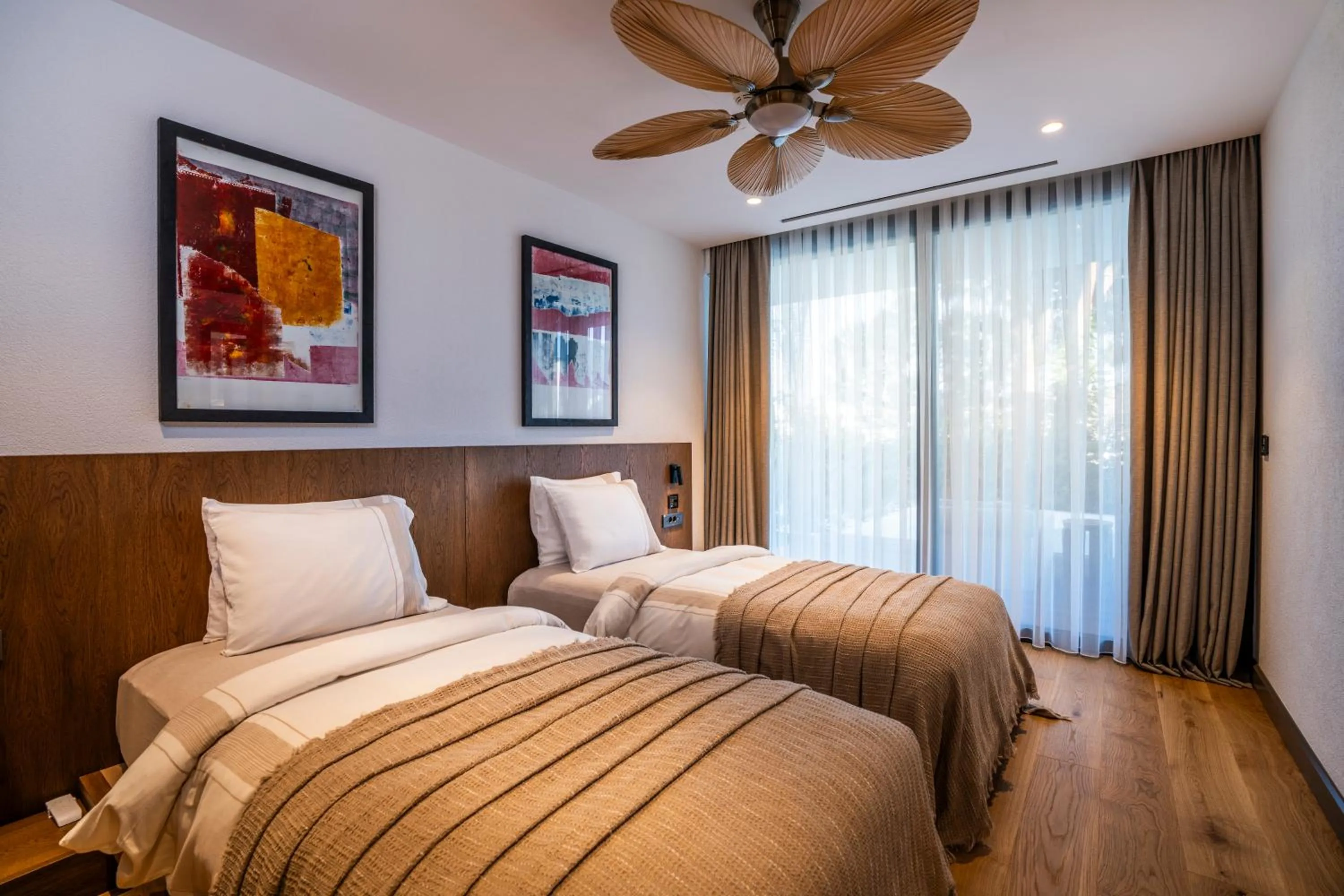 Bedroom, Bed in Cape Bodrum Luxury Hotel & Beach