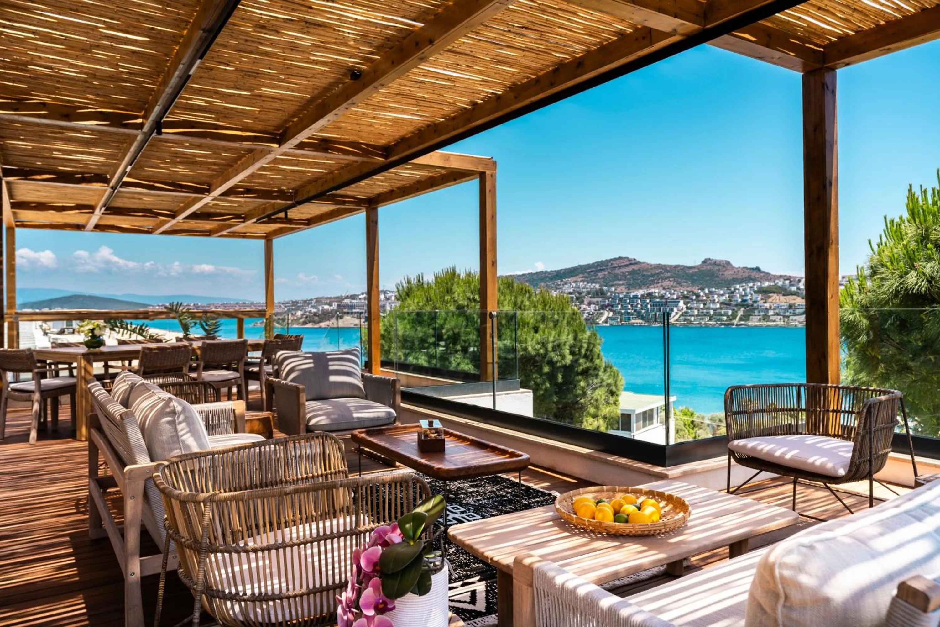 Balcony/Terrace in Cape Bodrum Luxury Hotel & Beach
