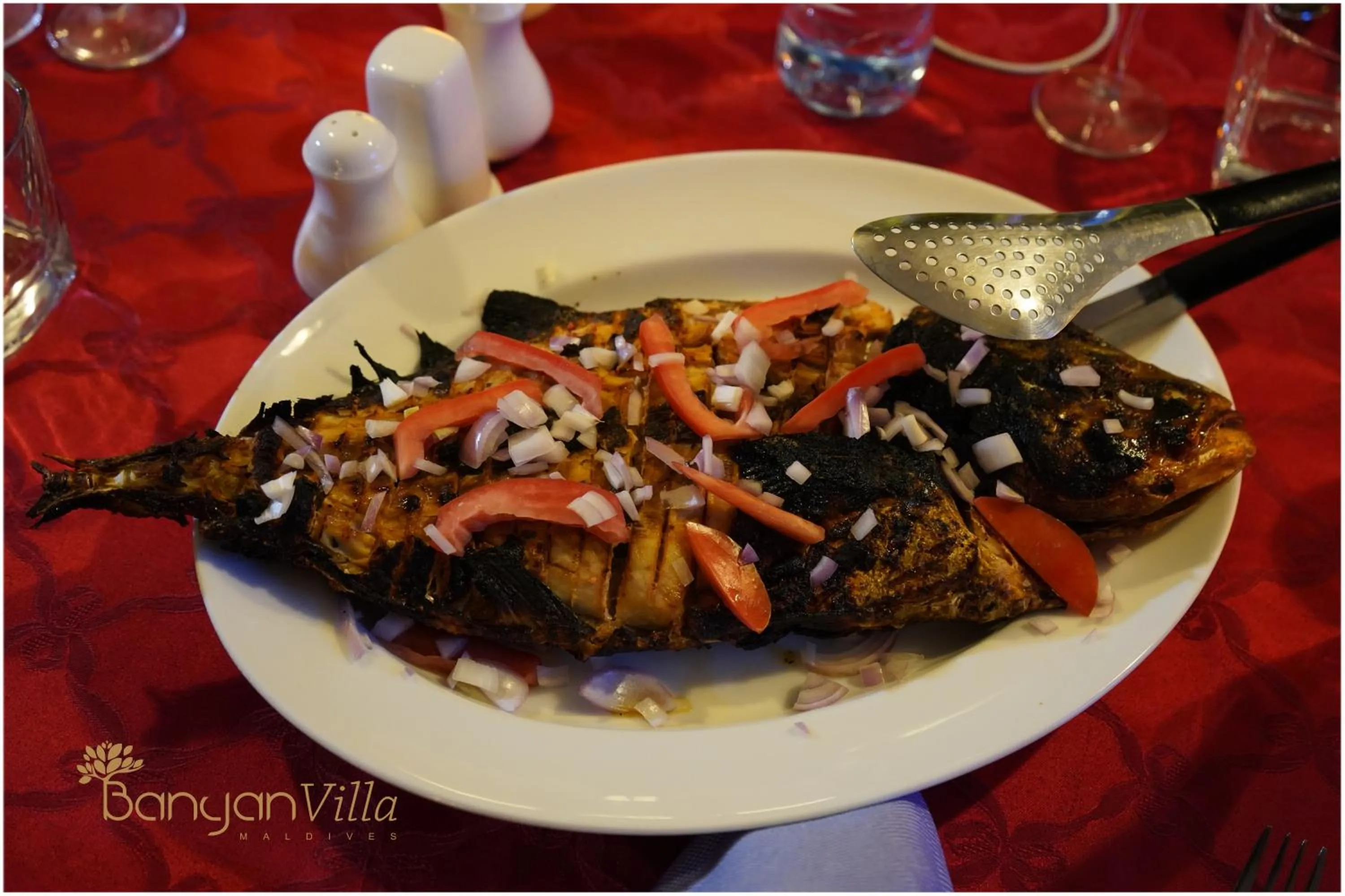 Food close-up in Banyan Villa Maldives Dhangethi