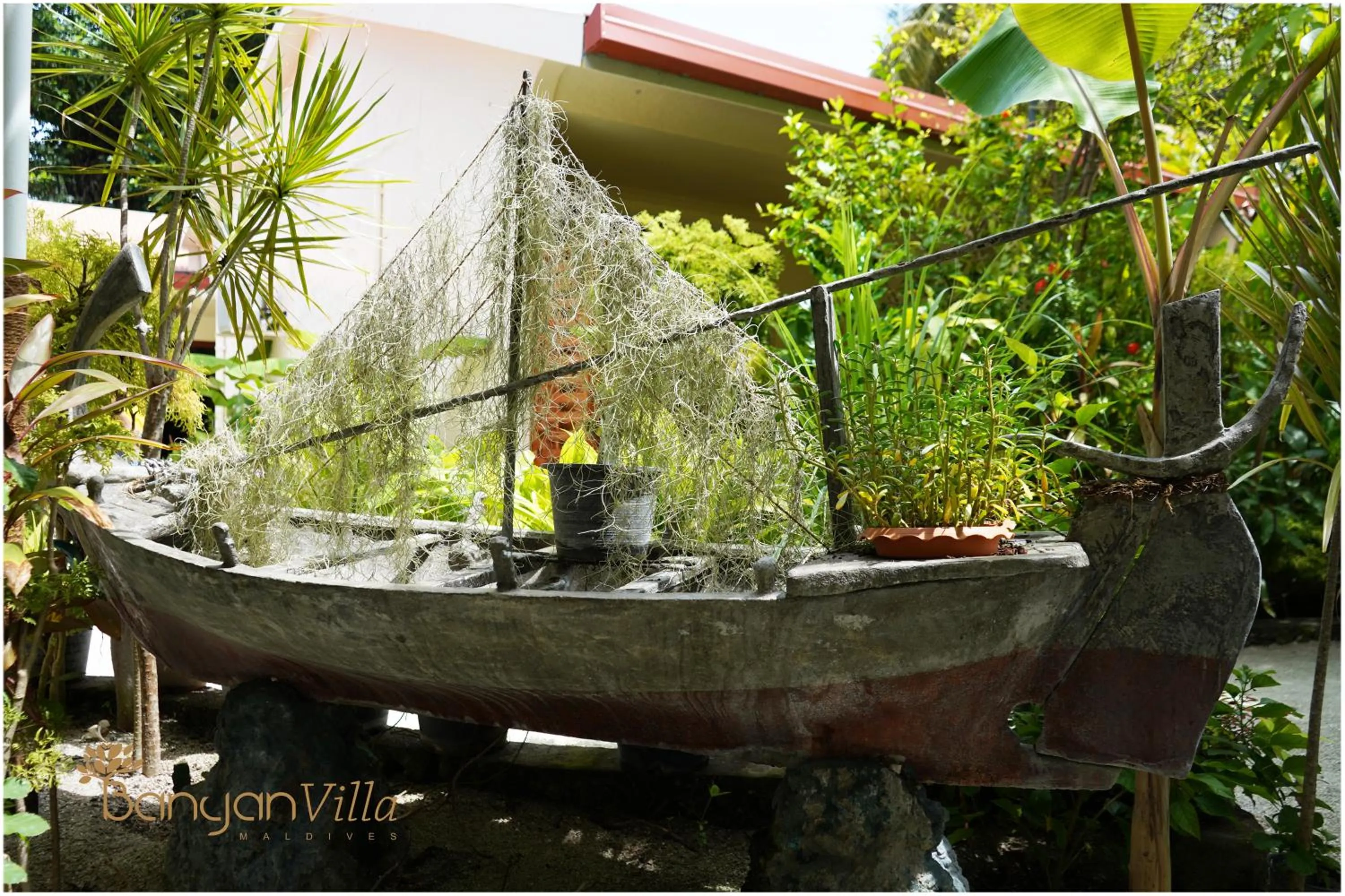 Garden in Banyan Villa Maldives Dhangethi