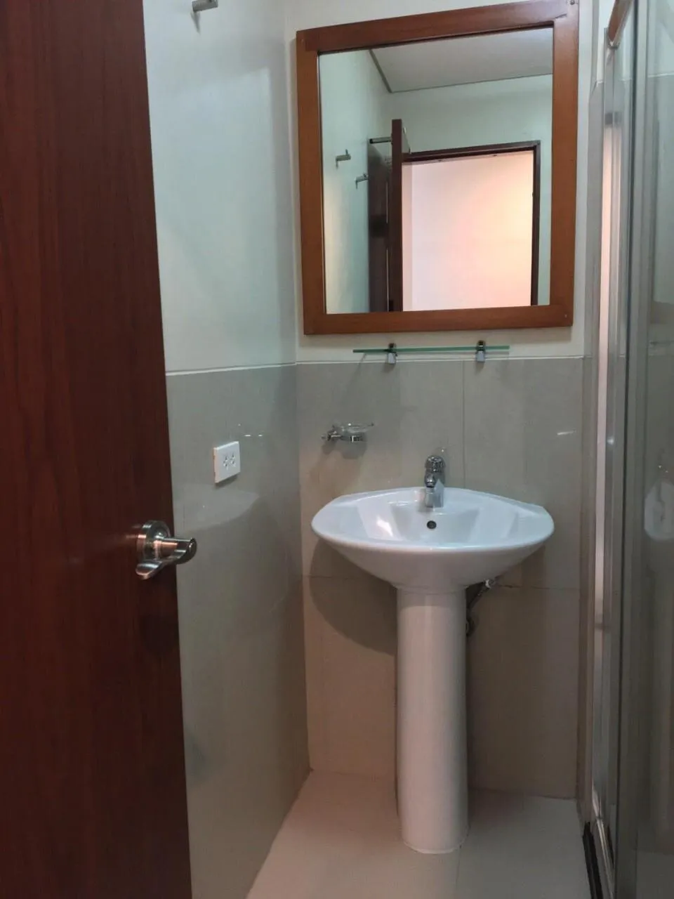 Shower in Studio Unit at The Beacon Makati