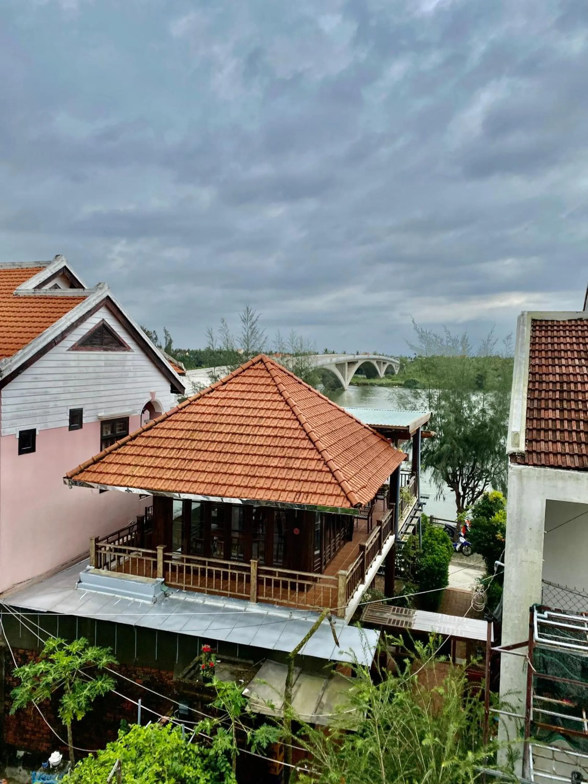 View (from property/room) in Villa Orchid Garden Riverside Hoi An