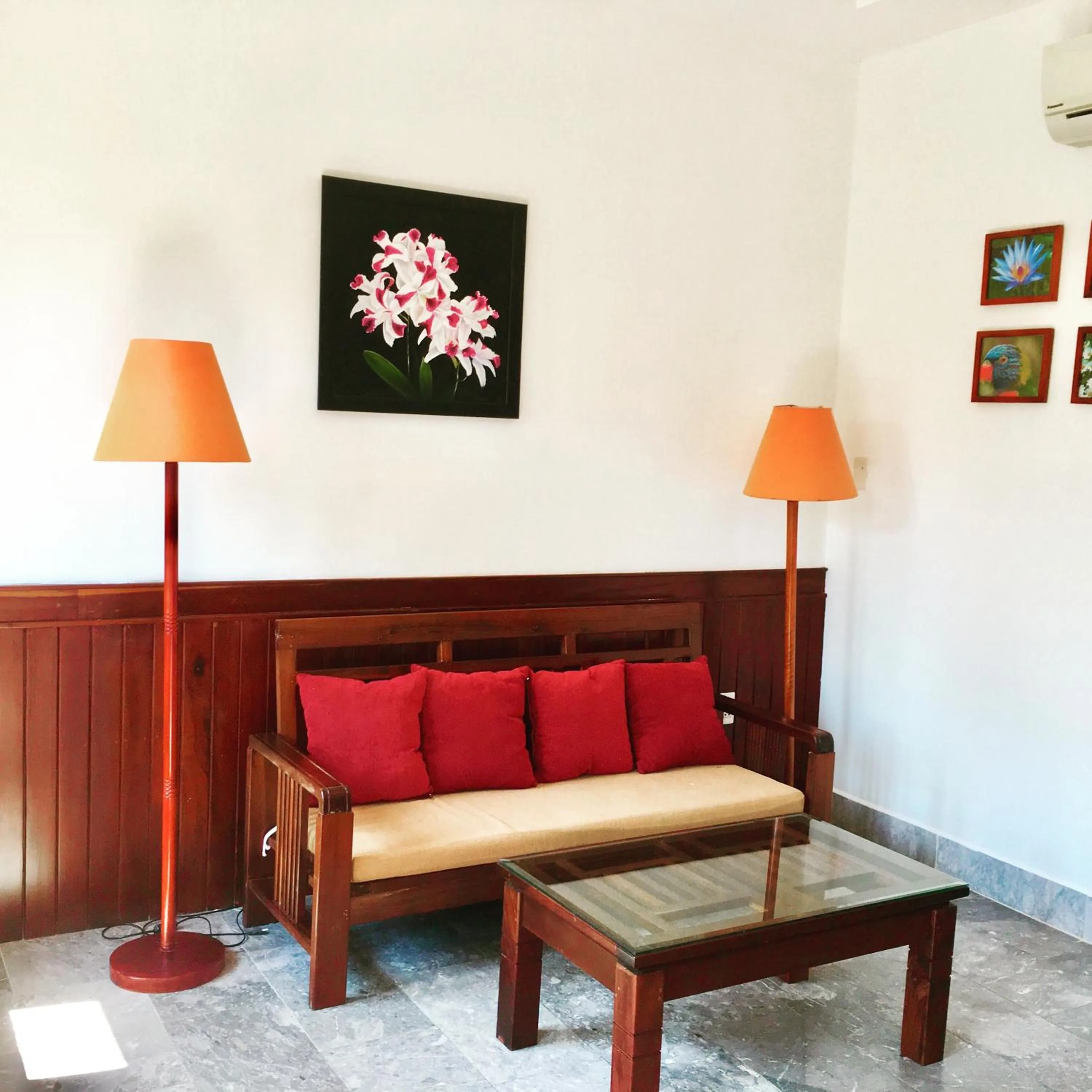 Living room in Villa Orchid Garden Riverside Hoi An