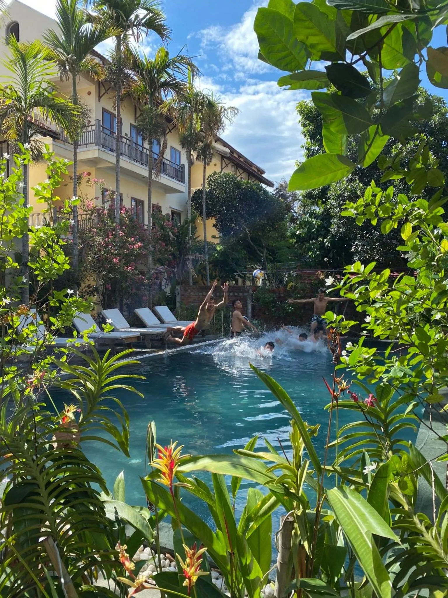 Swimming pool in Villa Orchid Garden Riverside Hoi An
