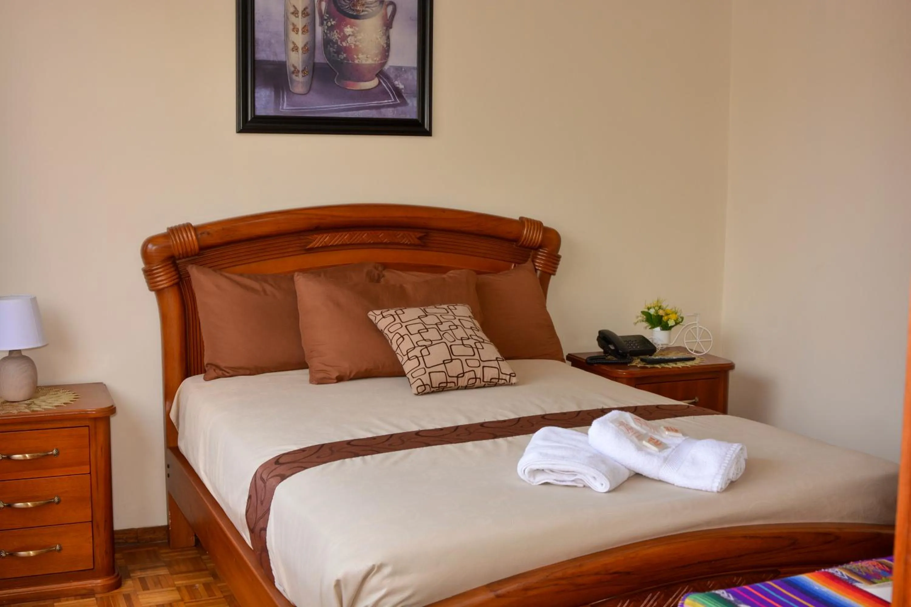 Bed in Hotel Villa Lafayette