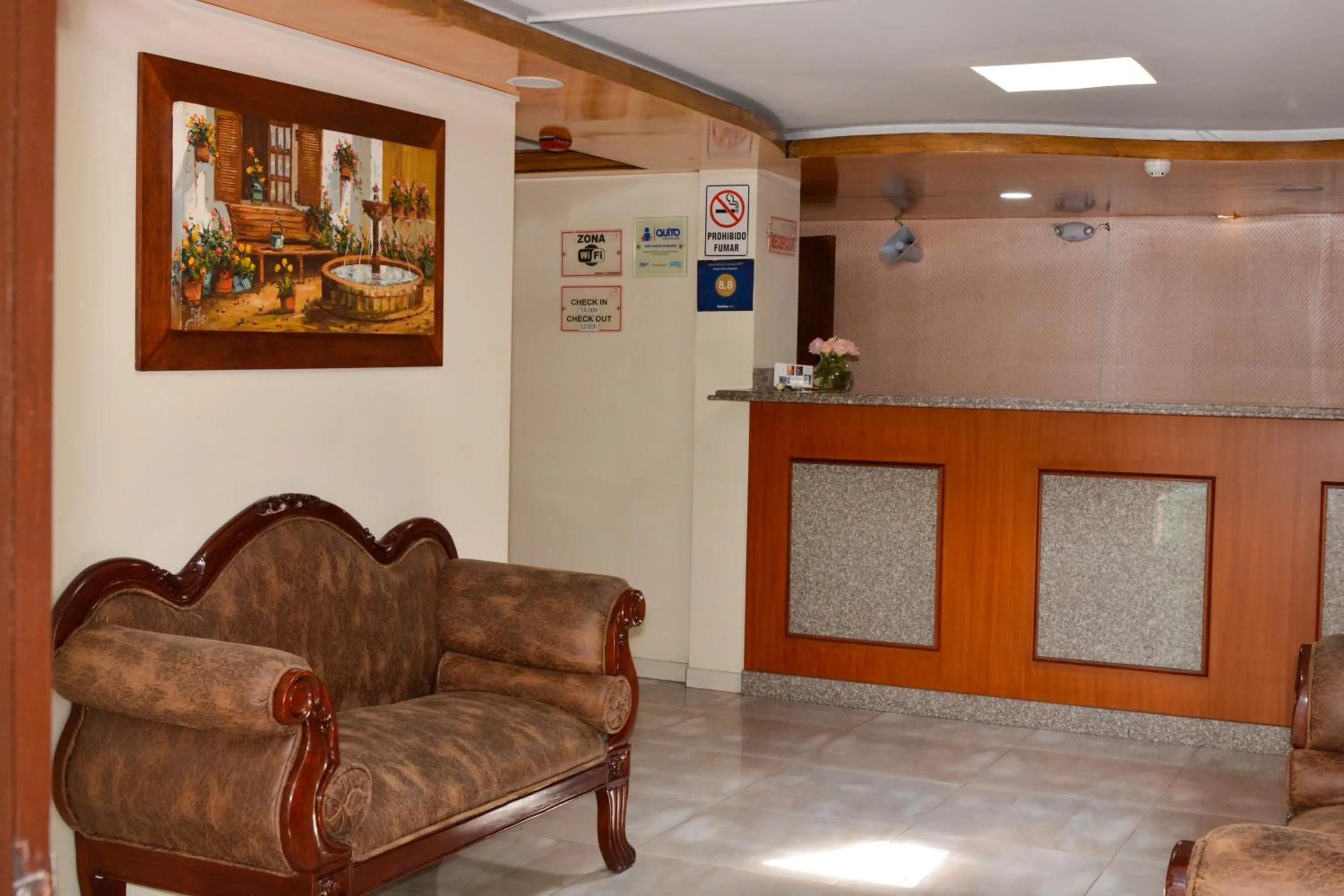 Lobby or reception in Hotel Villa Lafayette