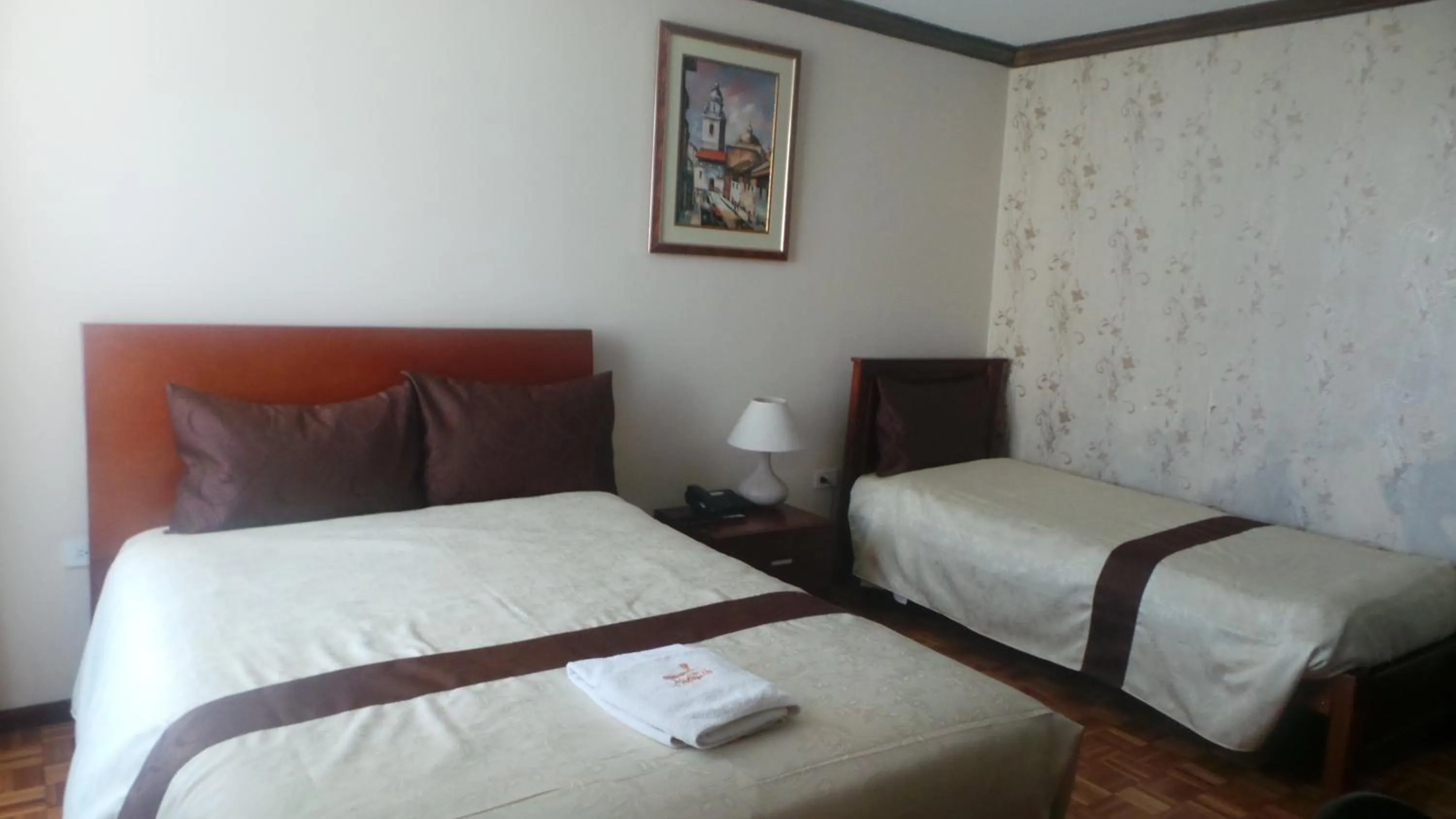 Bed in Hotel Villa Lafayette