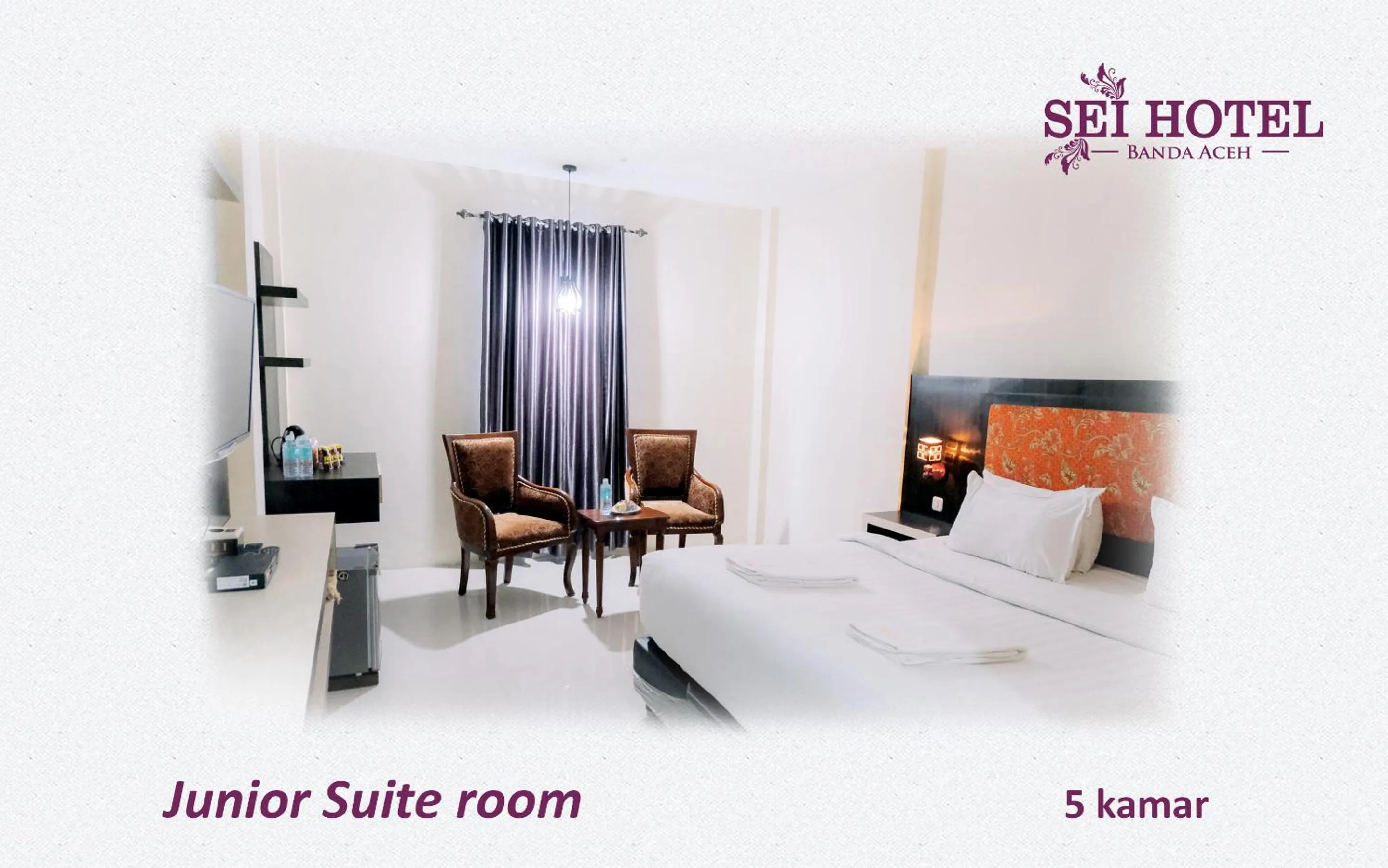 Bed in Sei Hotel Aceh