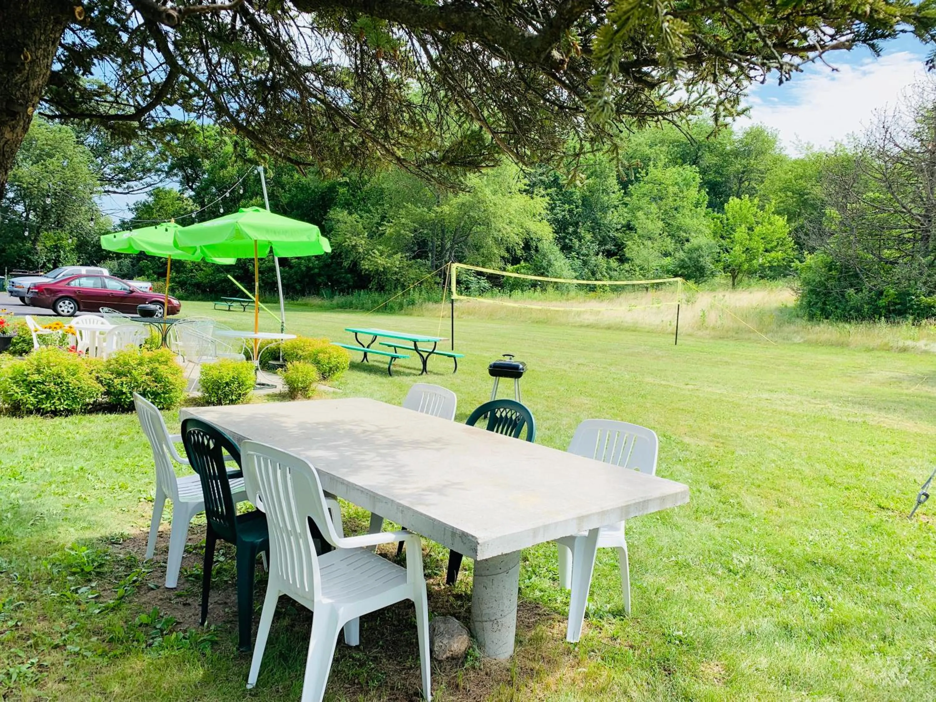 Patio in The Crossroads Motel