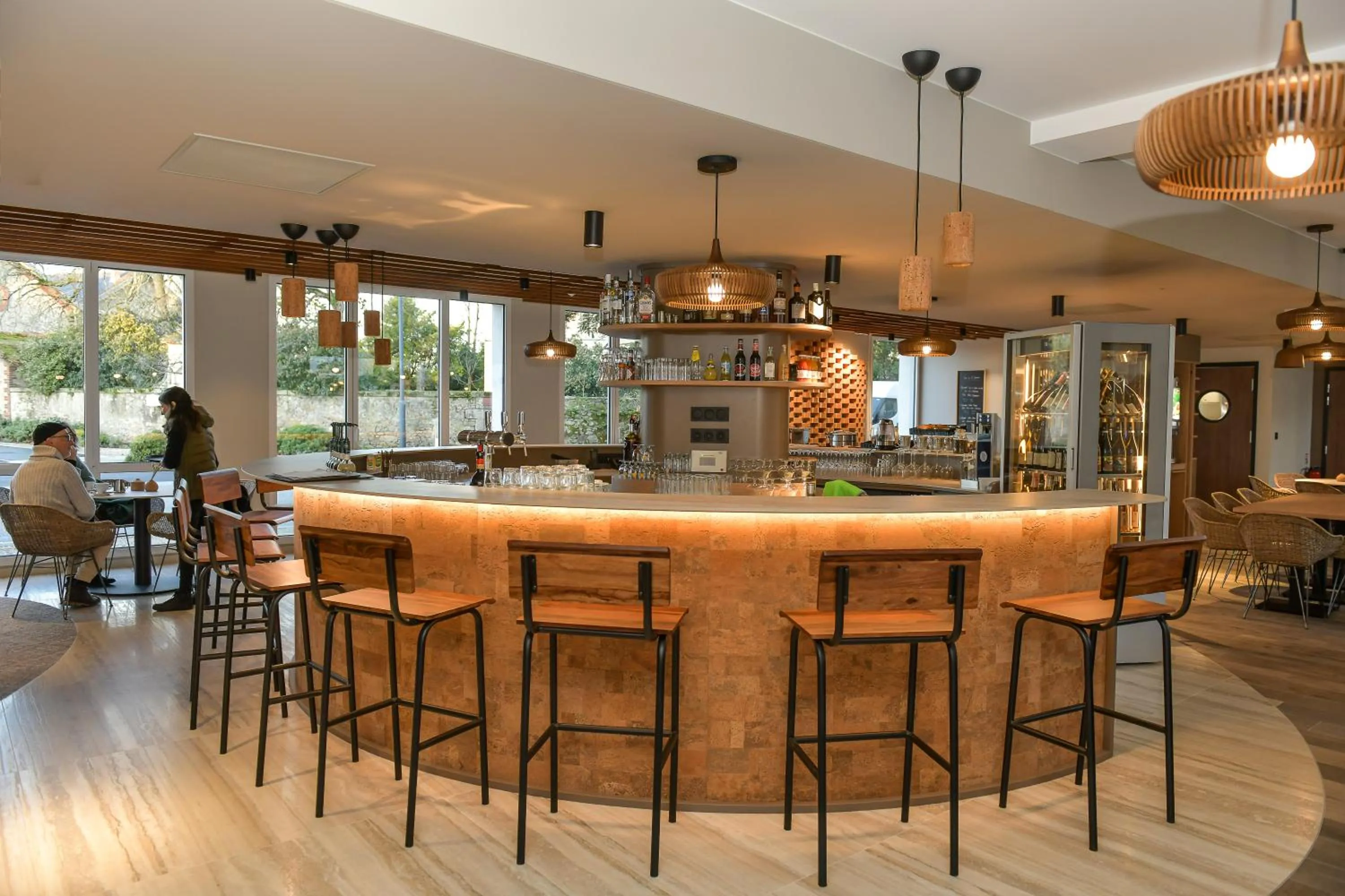 Lounge or bar in Hotel Rivella - The Originals Boutique