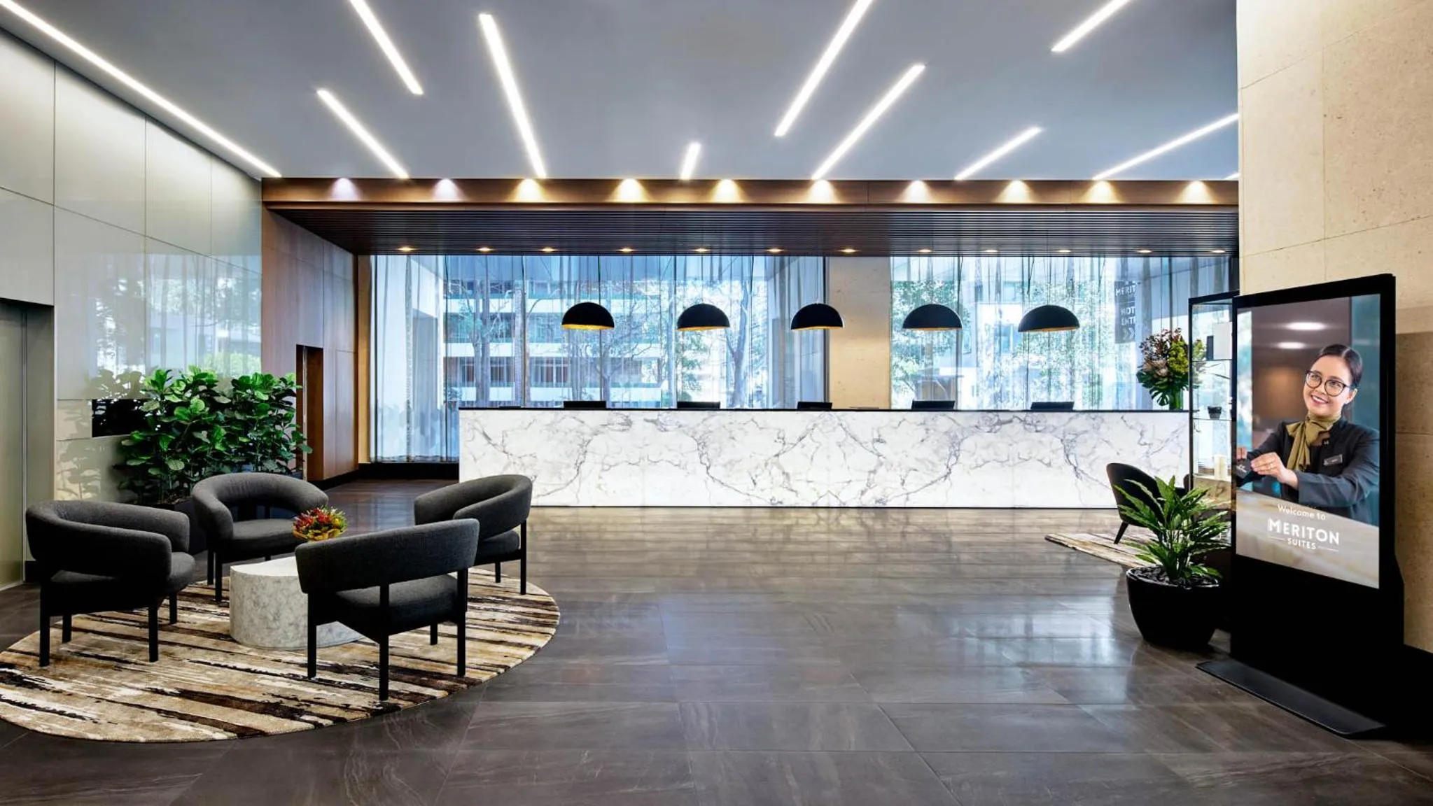 Lobby or reception in Meriton Suites Chatswood
