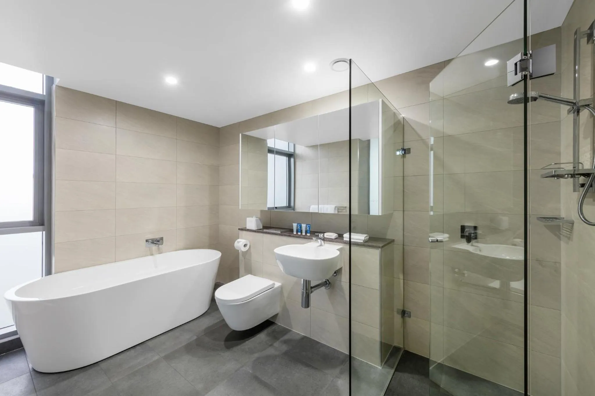 Bathroom in Meriton Suites Chatswood