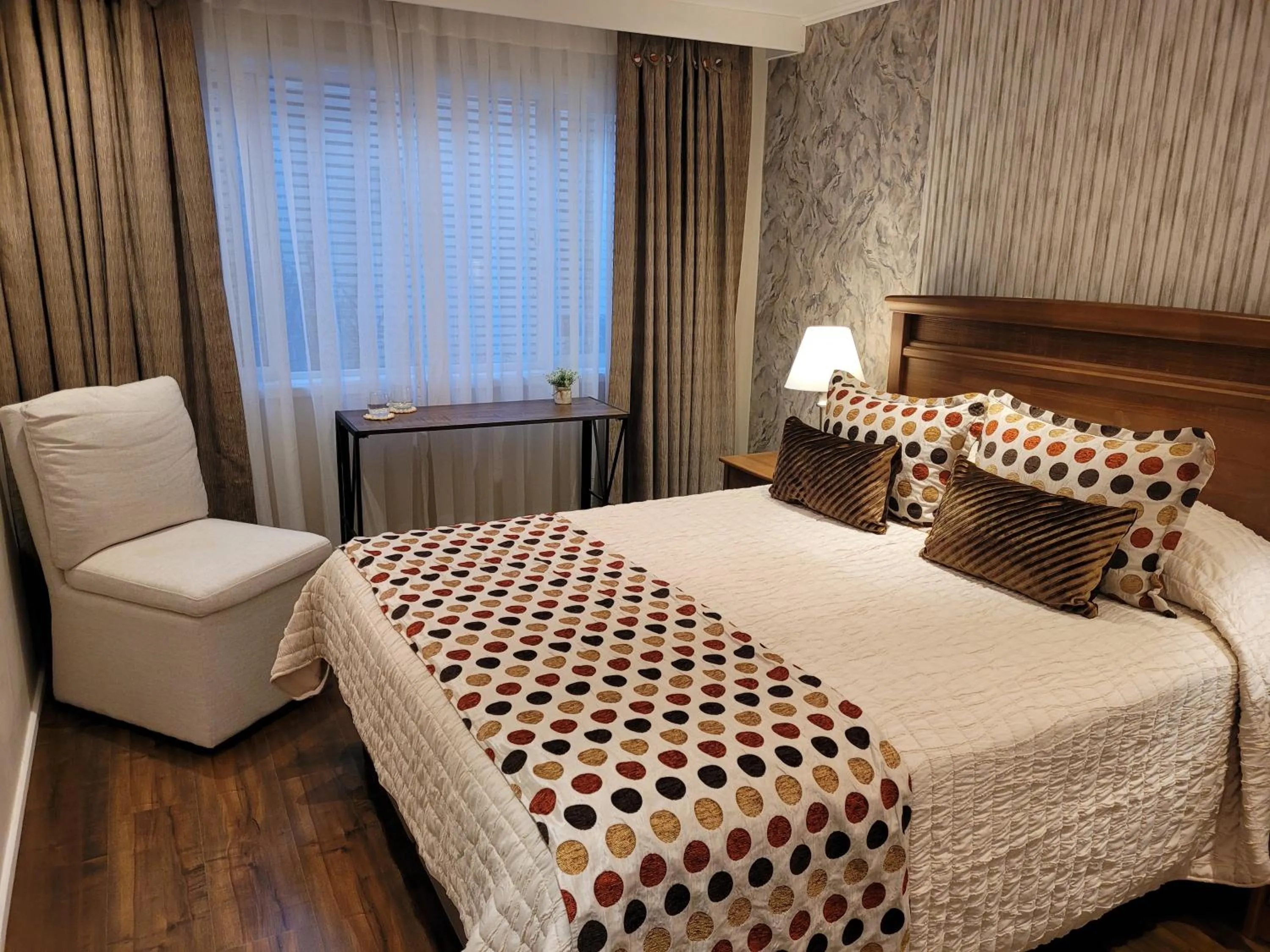 Bed in Hotel Puerta del Lago