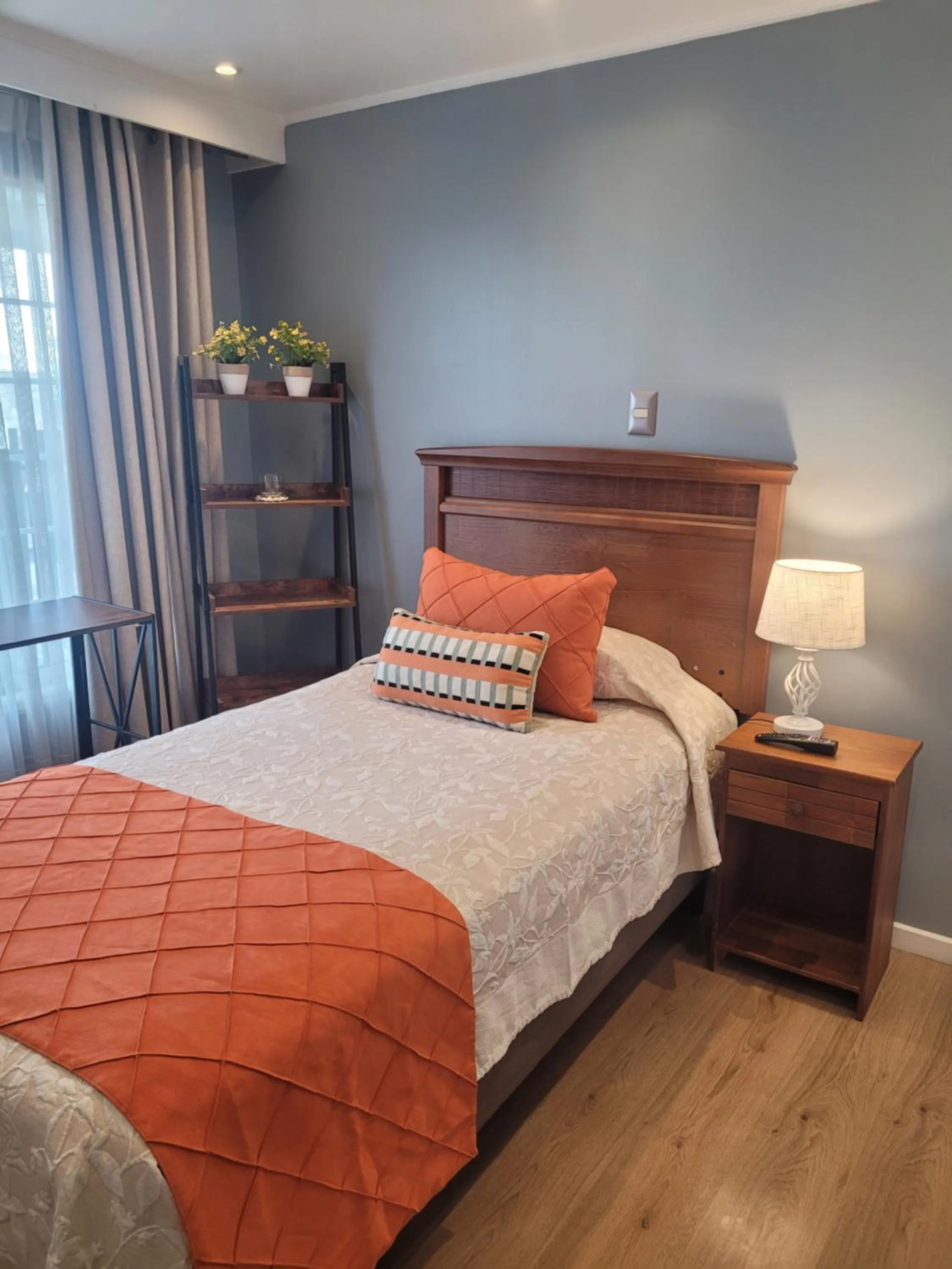 Bed in Hotel Puerta del Lago