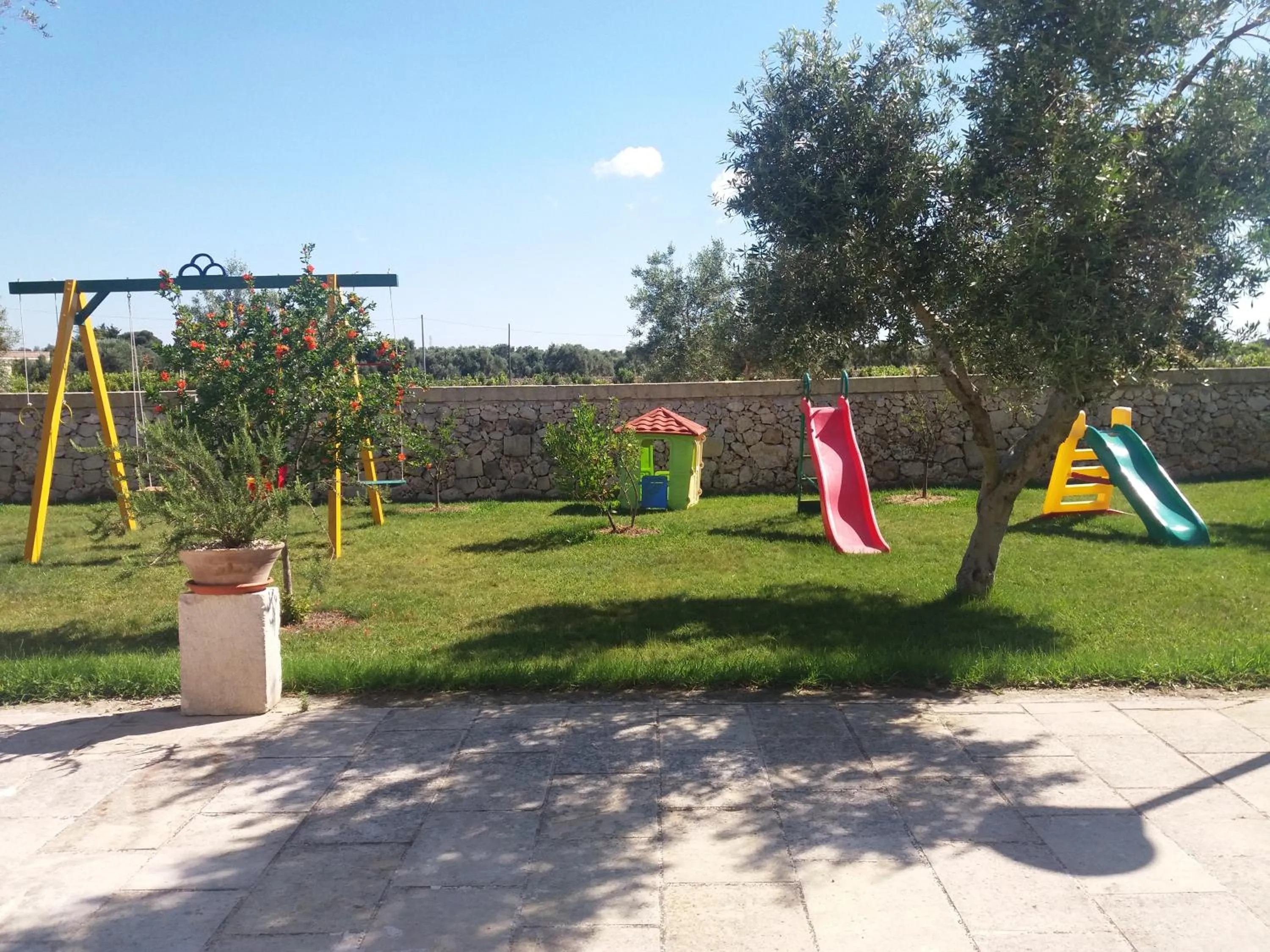 Children play ground in Relais Tenuta Campì