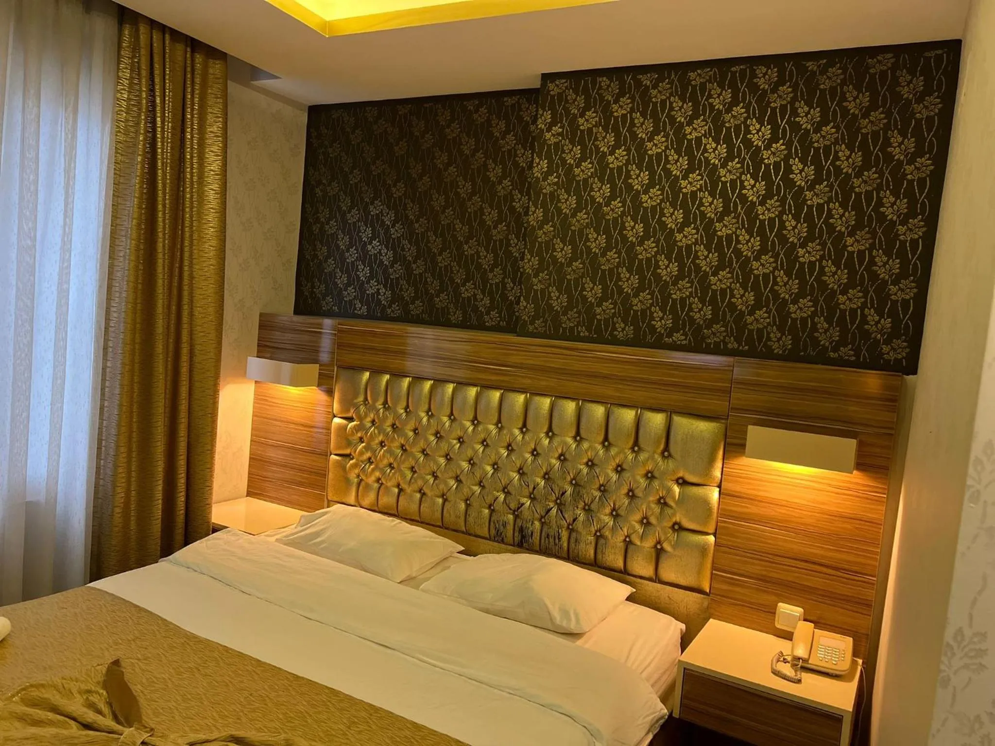 Bed in Grand Ezel Hotel