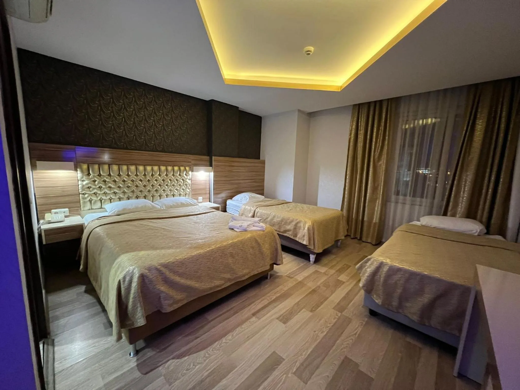 Bed in Grand Ezel Hotel
