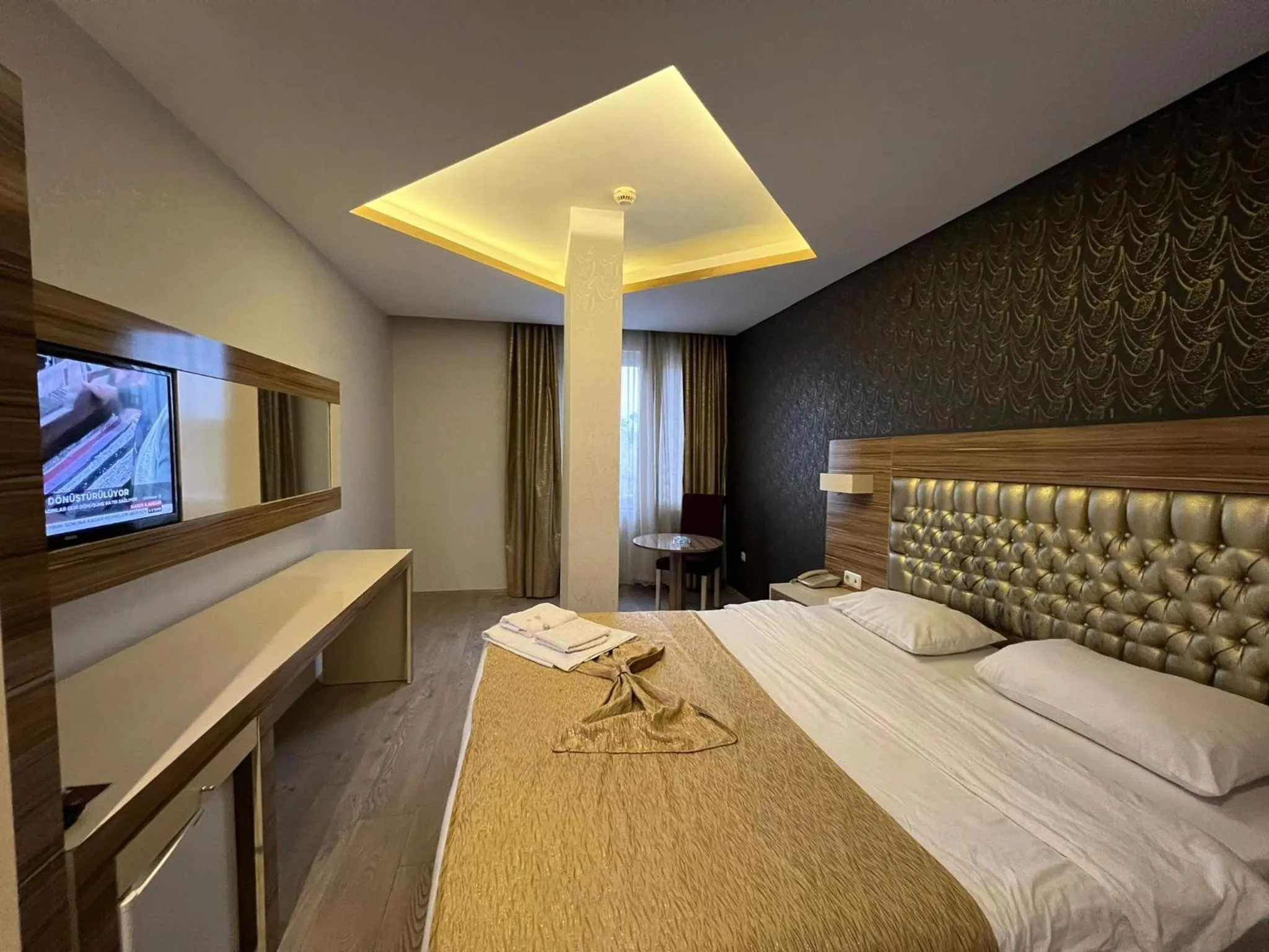 Bed in Grand Ezel Hotel